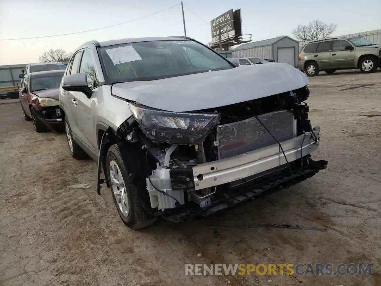 9 Photograph of a damaged car 2T3G1RFV3KW042163 TOYOTA RAV4 2019