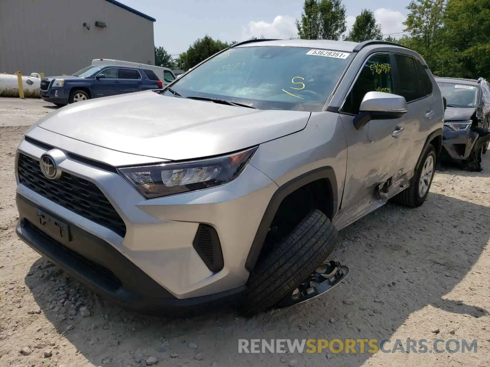 2 Photograph of a damaged car 2T3G1RFV4KC004992 TOYOTA RAV4 2019