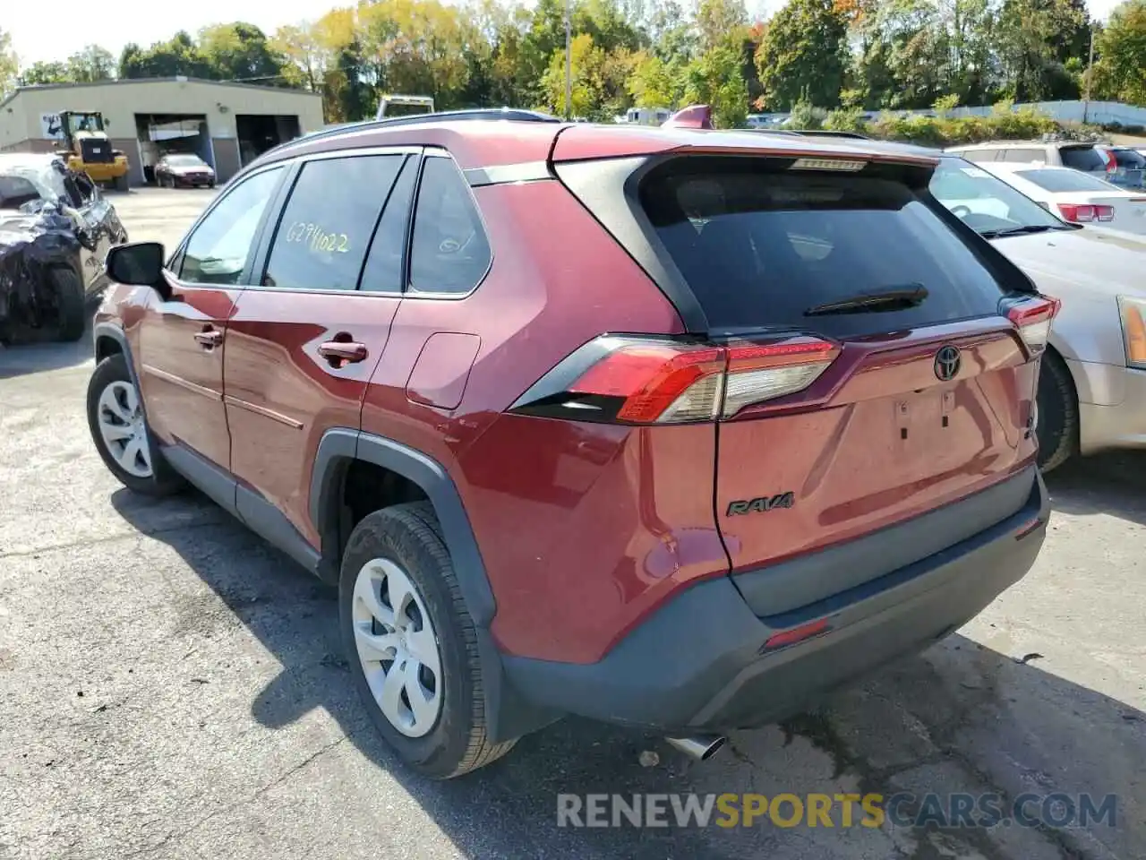 3 Фотография поврежденного автомобиля 2T3G1RFV4KC053142 TOYOTA RAV4 2019