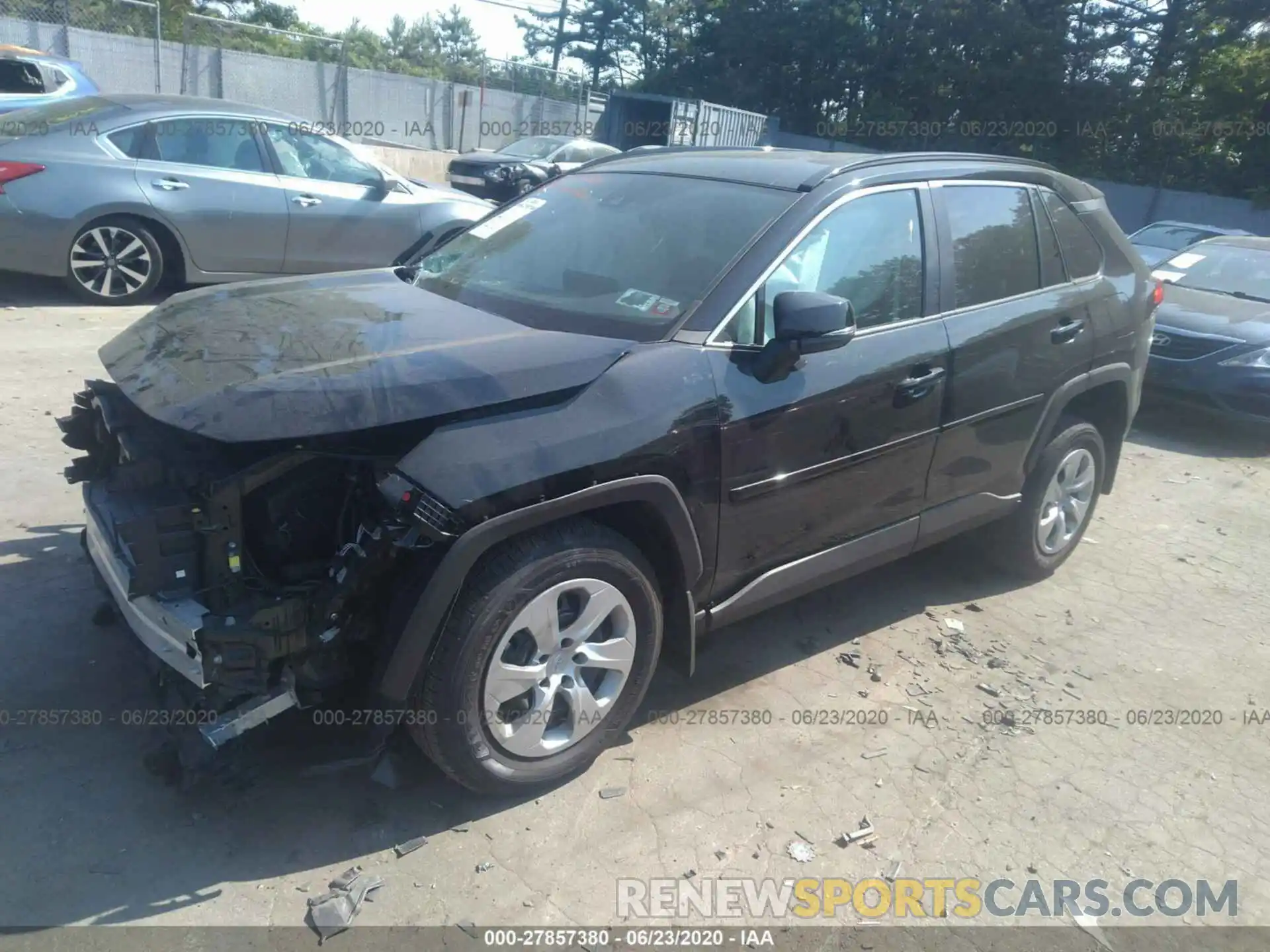 2 Photograph of a damaged car 2T3G1RFV4KC057417 TOYOTA RAV4 2019