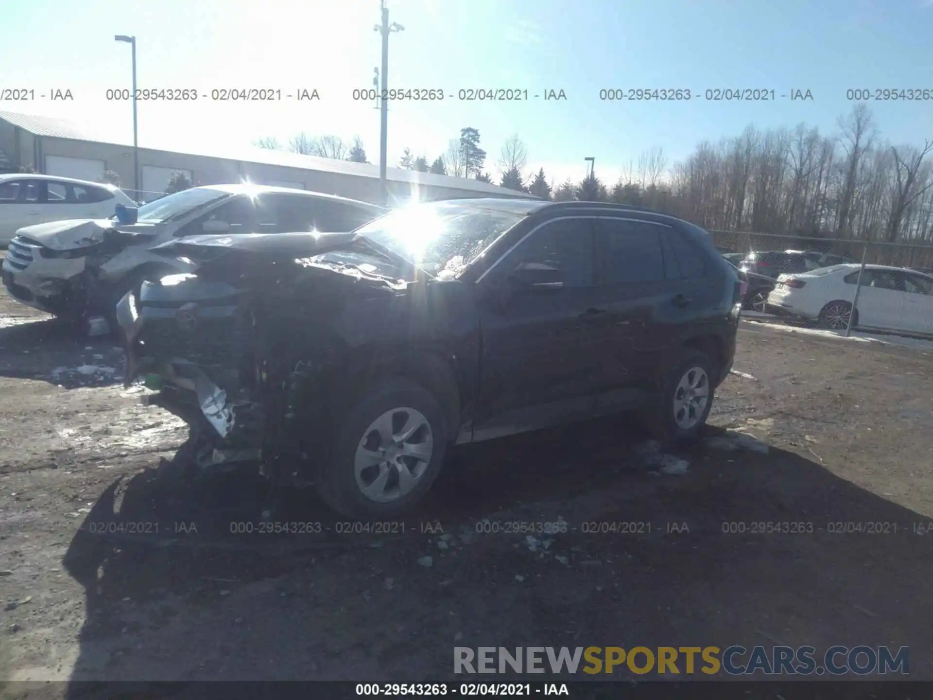 2 Photograph of a damaged car 2T3G1RFV4KW037120 TOYOTA RAV4 2019