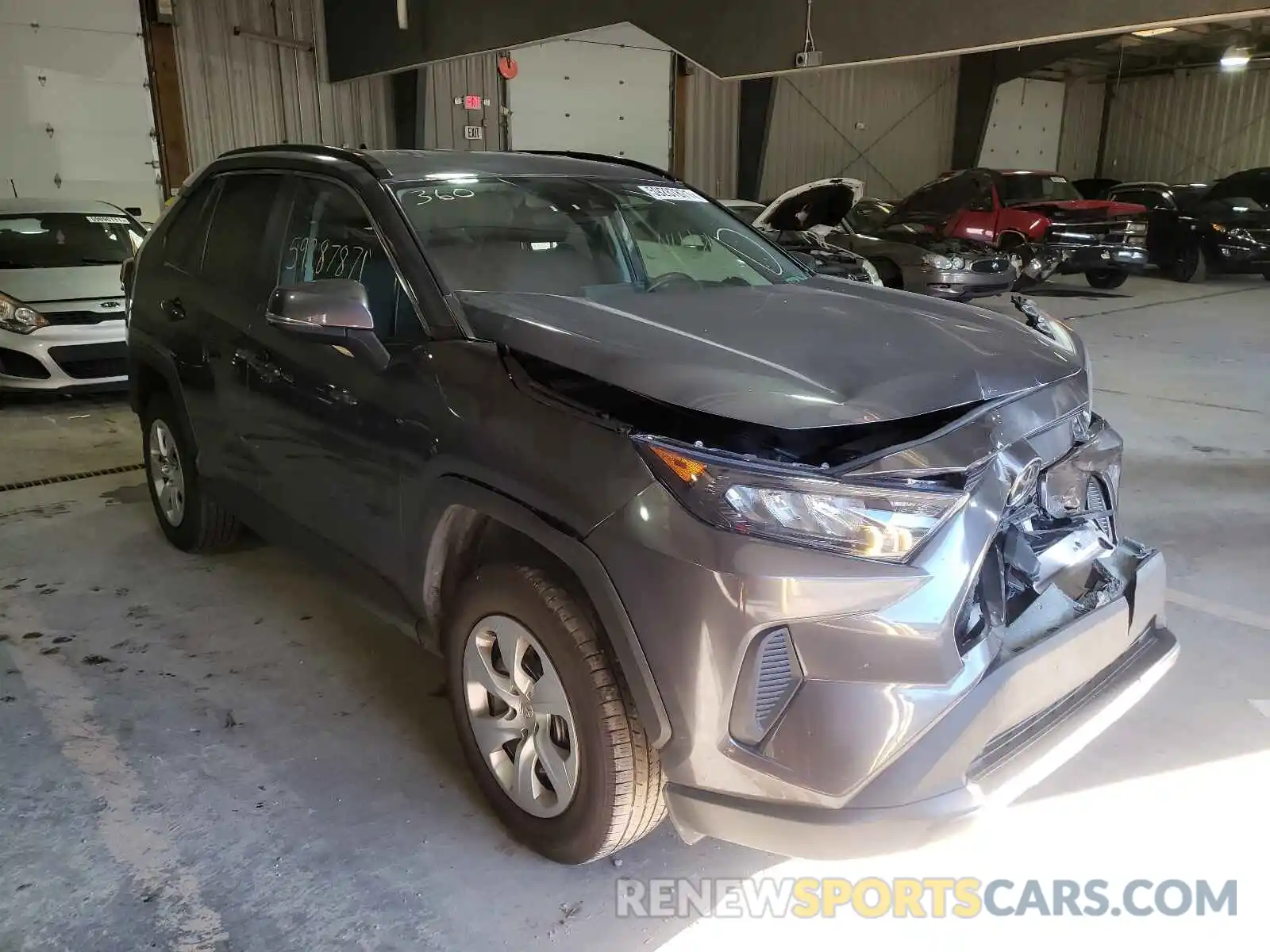 1 Photograph of a damaged car 2T3G1RFV4KW083126 TOYOTA RAV4 2019