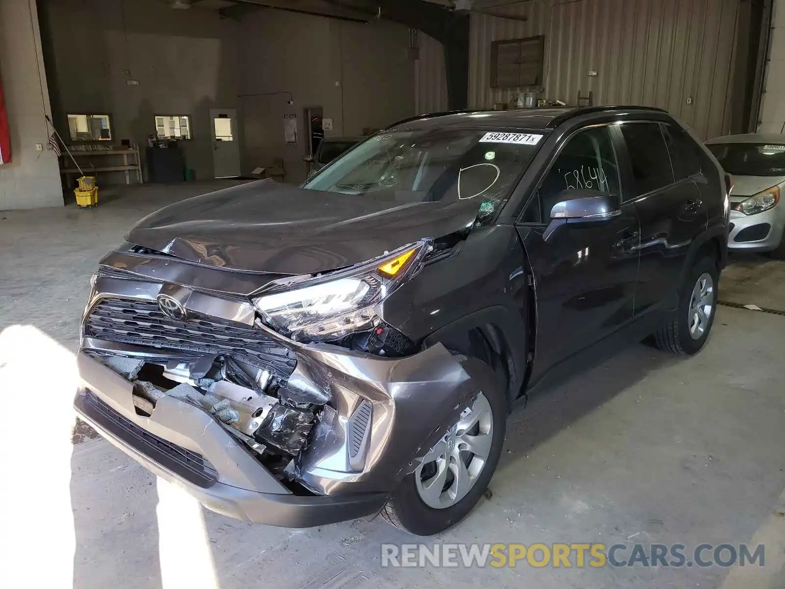 2 Photograph of a damaged car 2T3G1RFV4KW083126 TOYOTA RAV4 2019