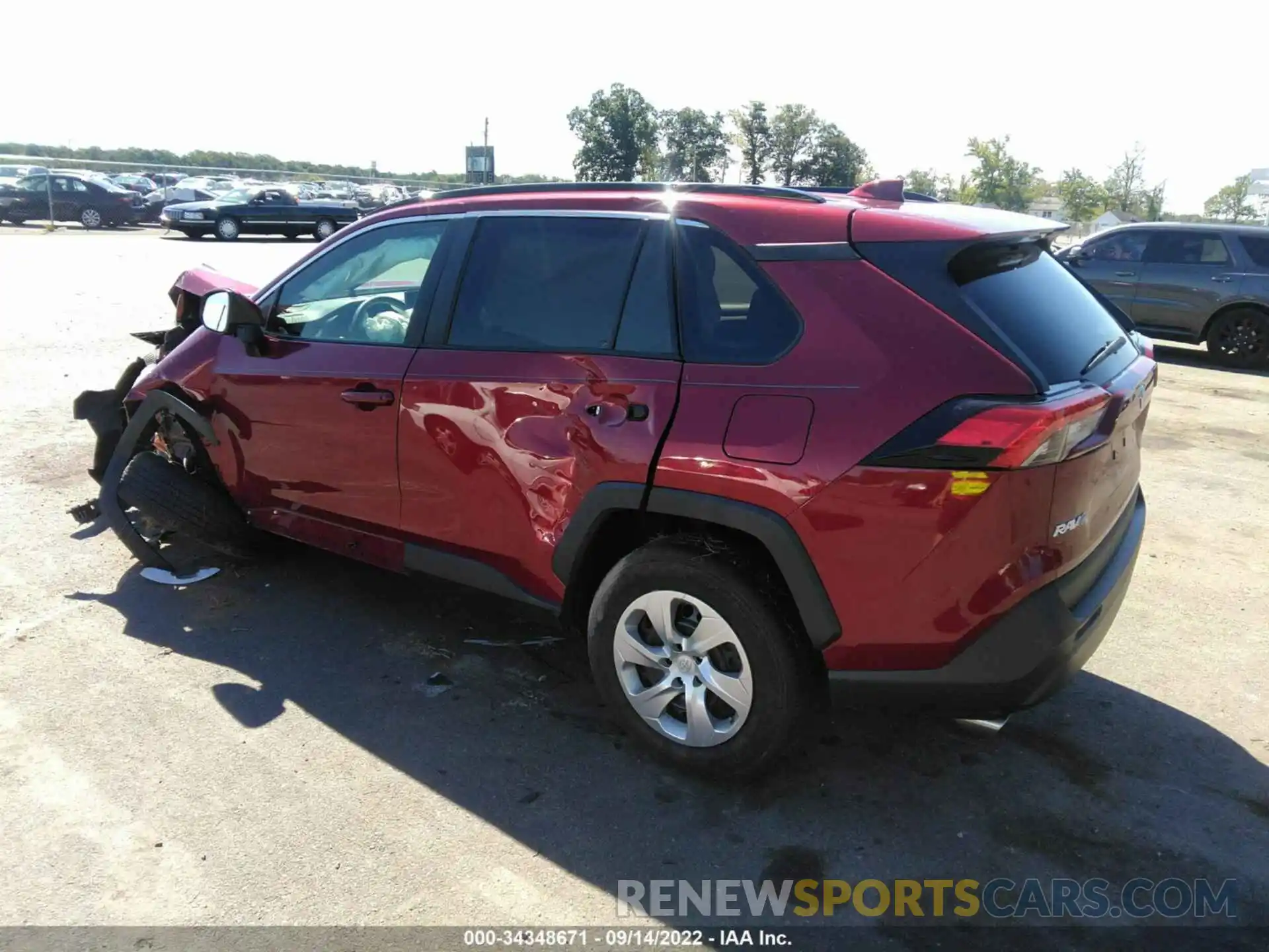 3 Photograph of a damaged car 2T3G1RFV5KC007299 TOYOTA RAV4 2019