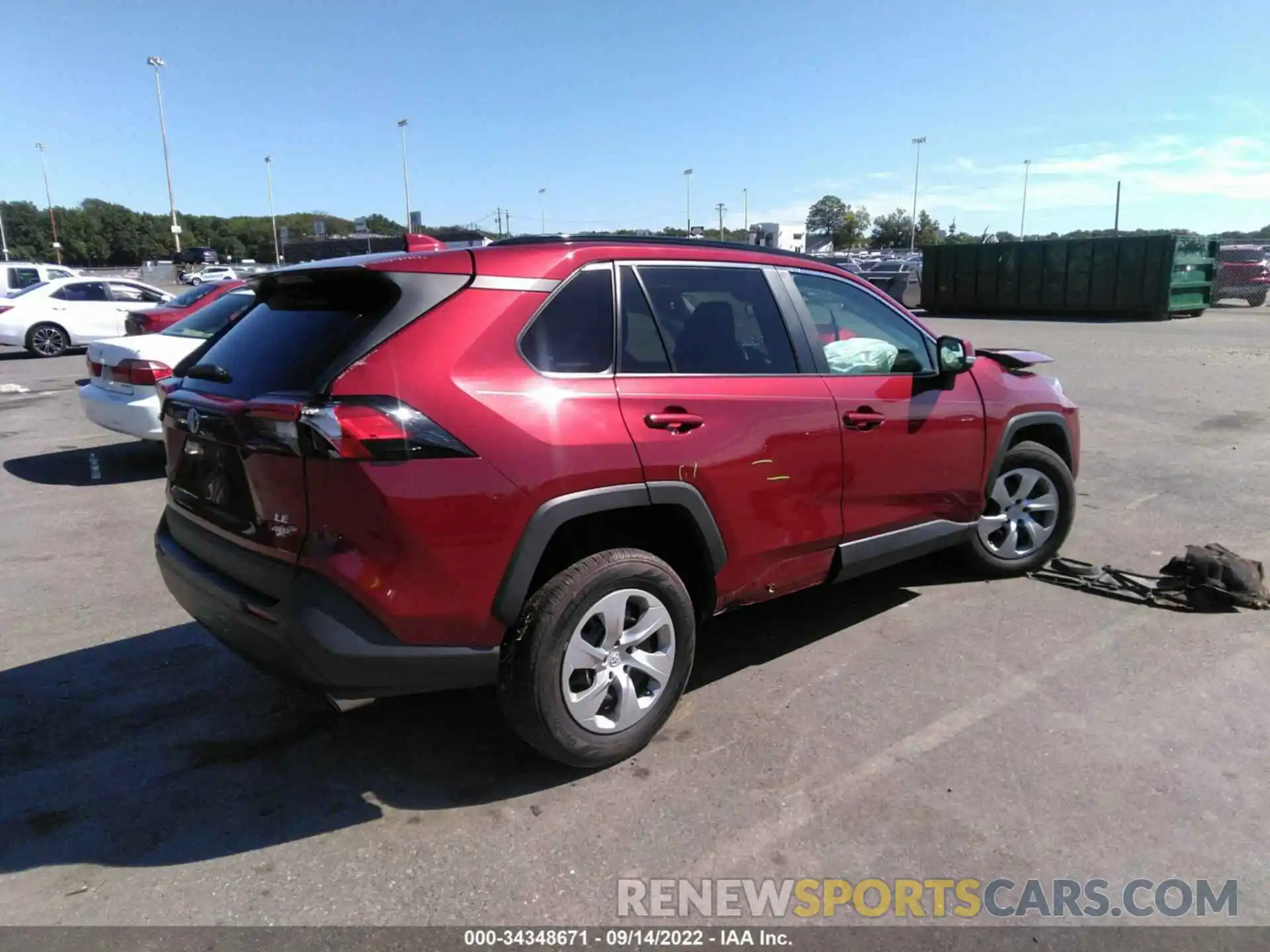 4 Photograph of a damaged car 2T3G1RFV5KC007299 TOYOTA RAV4 2019