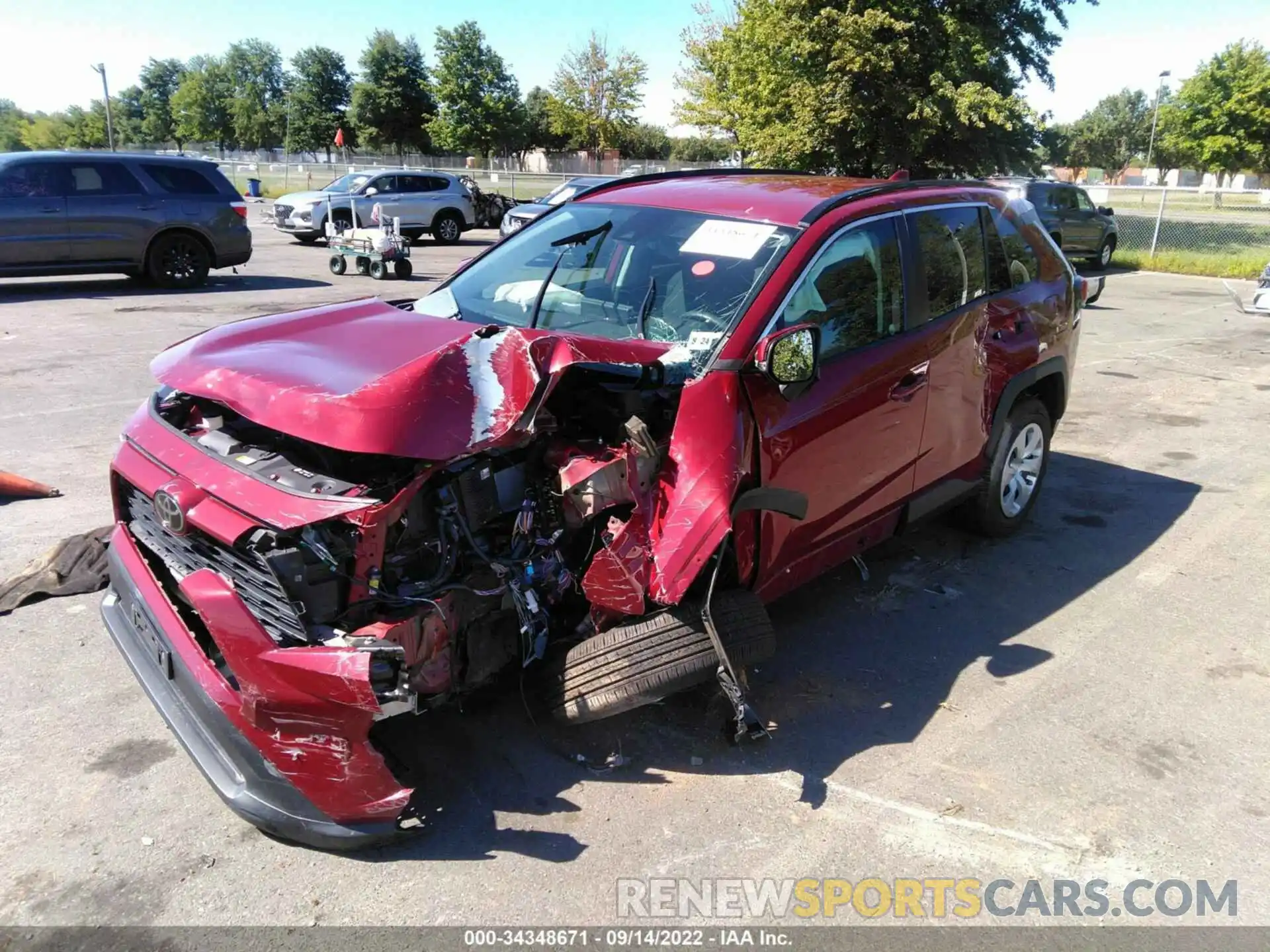 6 Photograph of a damaged car 2T3G1RFV5KC007299 TOYOTA RAV4 2019