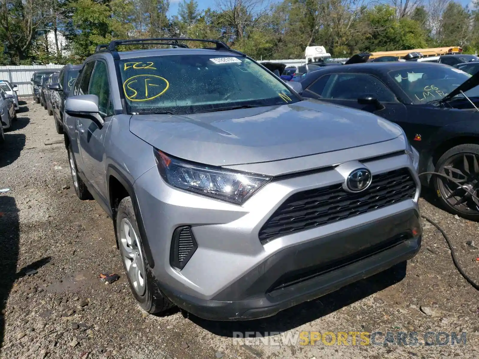 1 Photograph of a damaged car 2T3G1RFV5KC041551 TOYOTA RAV4 2019