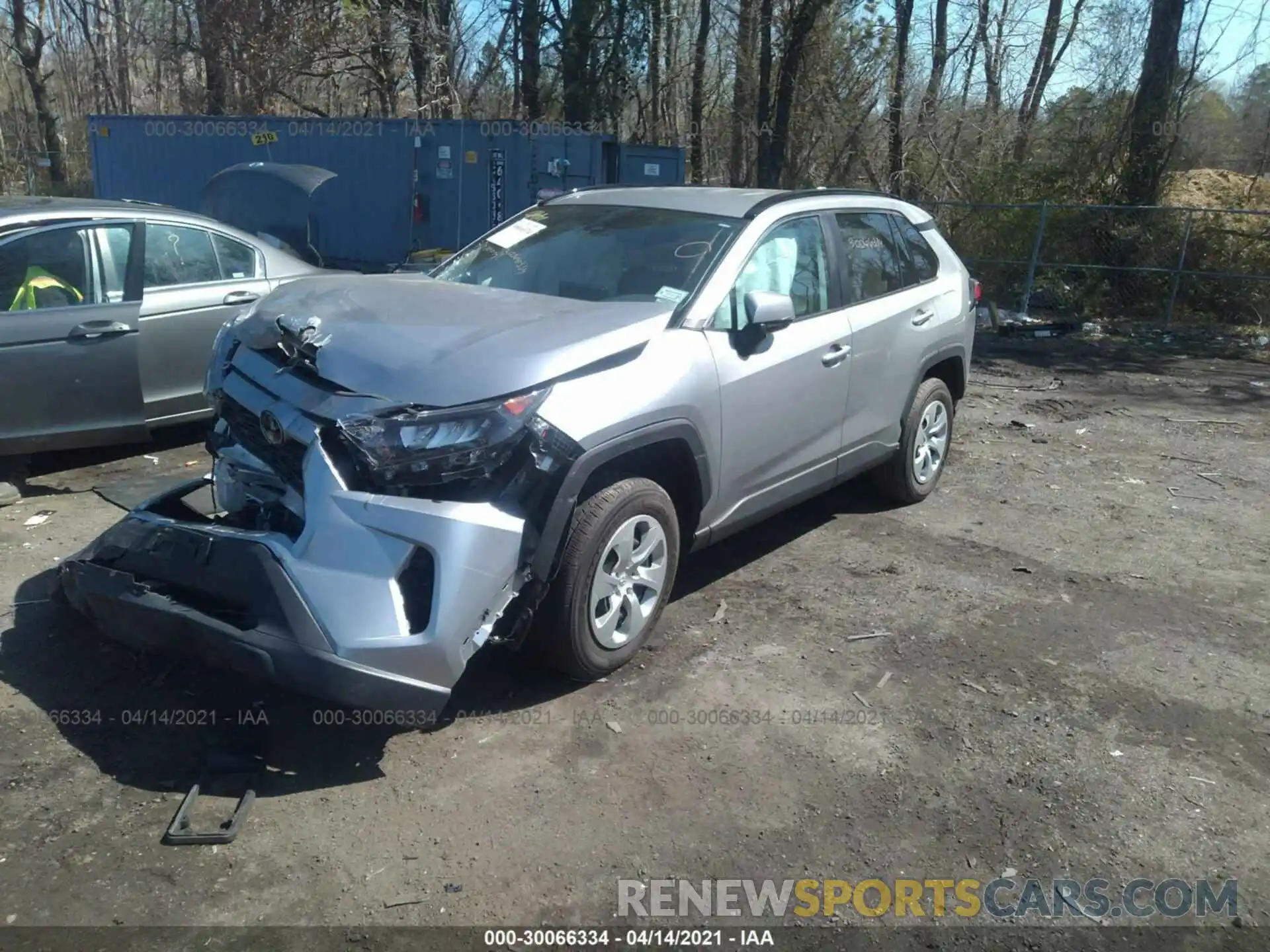 2 Фотография поврежденного автомобиля 2T3G1RFV5KC048726 TOYOTA RAV4 2019