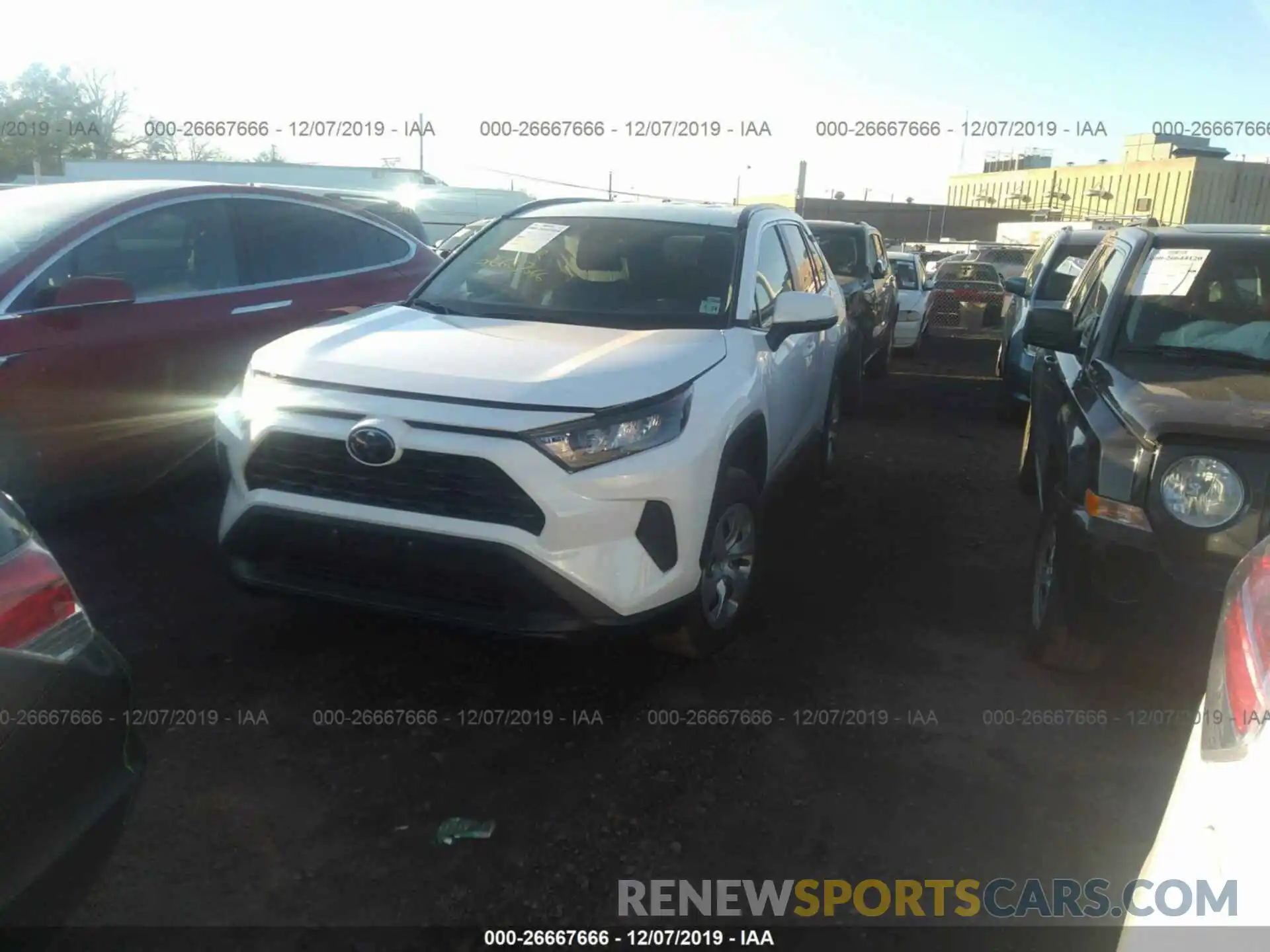 2 Photograph of a damaged car 2T3G1RFV5KW017121 TOYOTA RAV4 2019