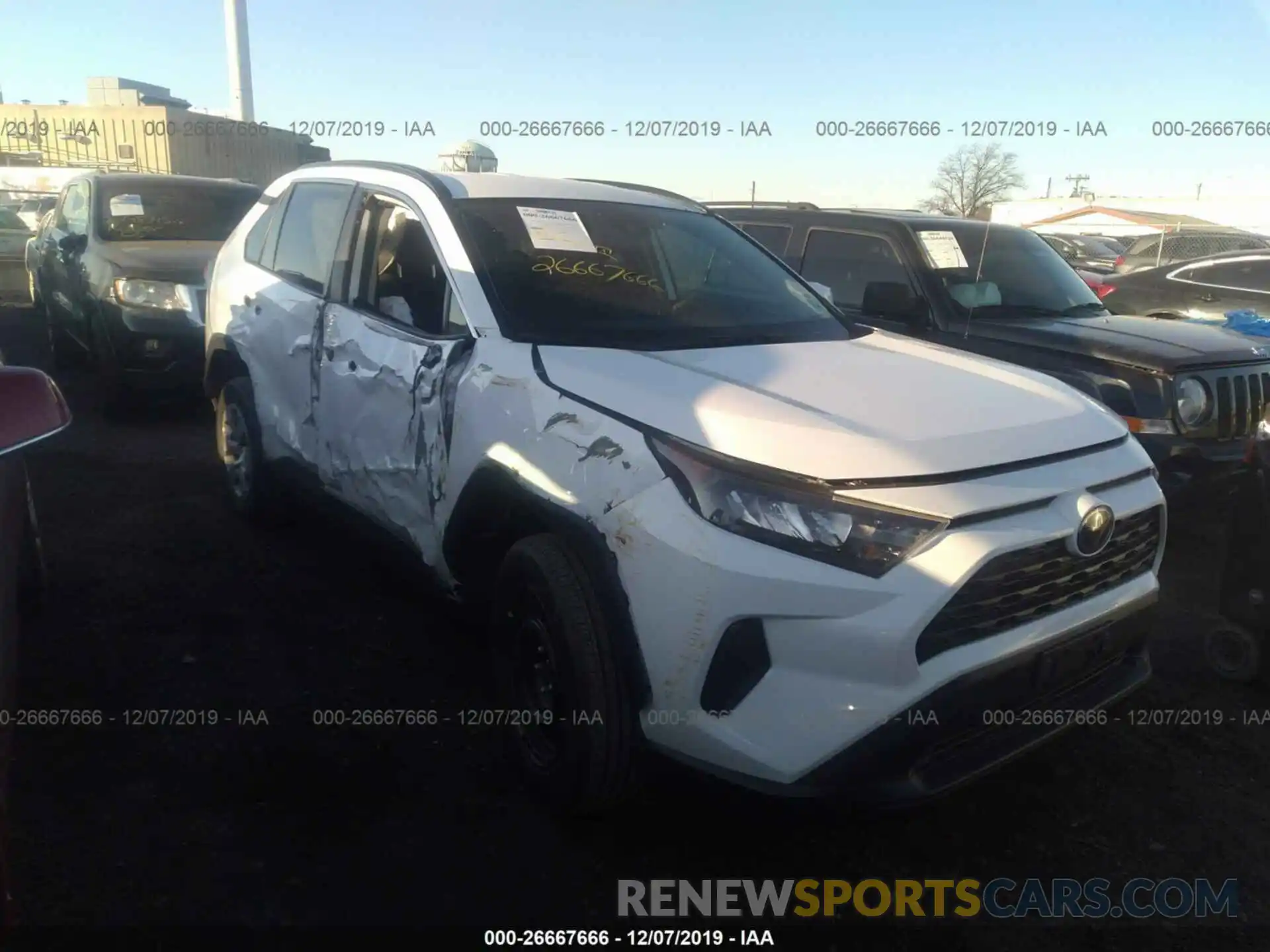 6 Photograph of a damaged car 2T3G1RFV5KW017121 TOYOTA RAV4 2019