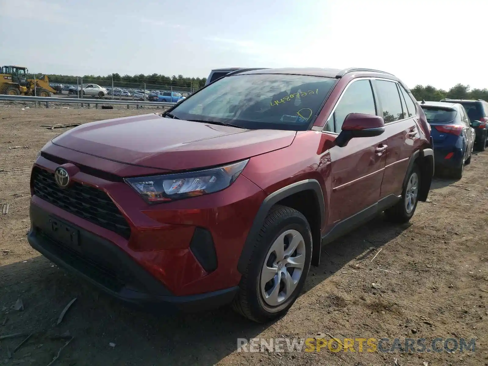 2 Фотография поврежденного автомобиля 2T3G1RFV5KW041760 TOYOTA RAV4 2019