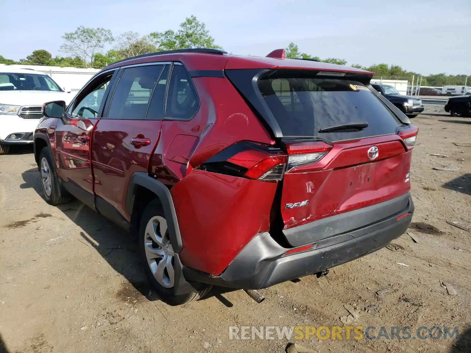 3 Photograph of a damaged car 2T3G1RFV5KW041760 TOYOTA RAV4 2019