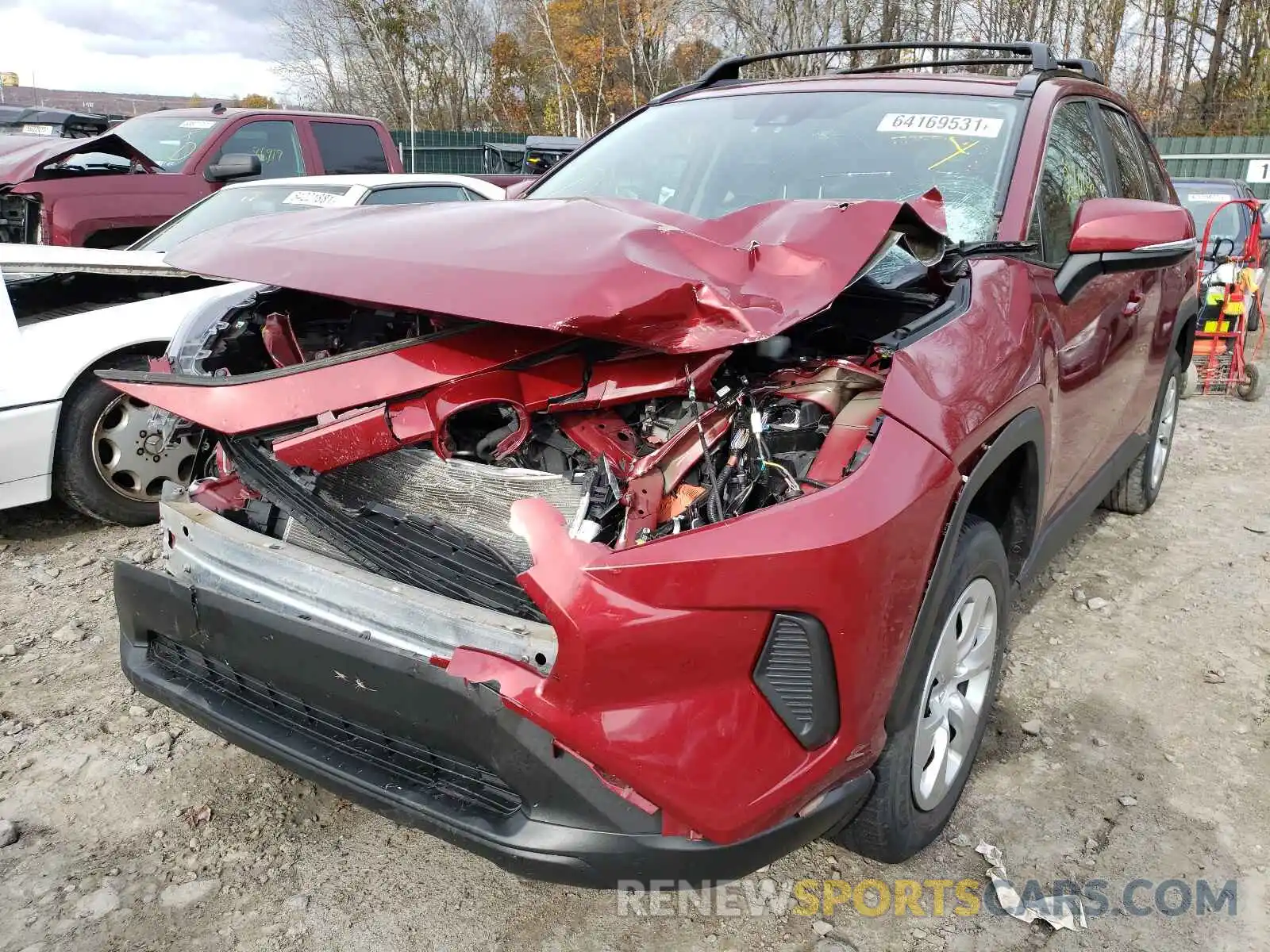 2 Photograph of a damaged car 2T3G1RFV5KW045372 TOYOTA RAV4 2019