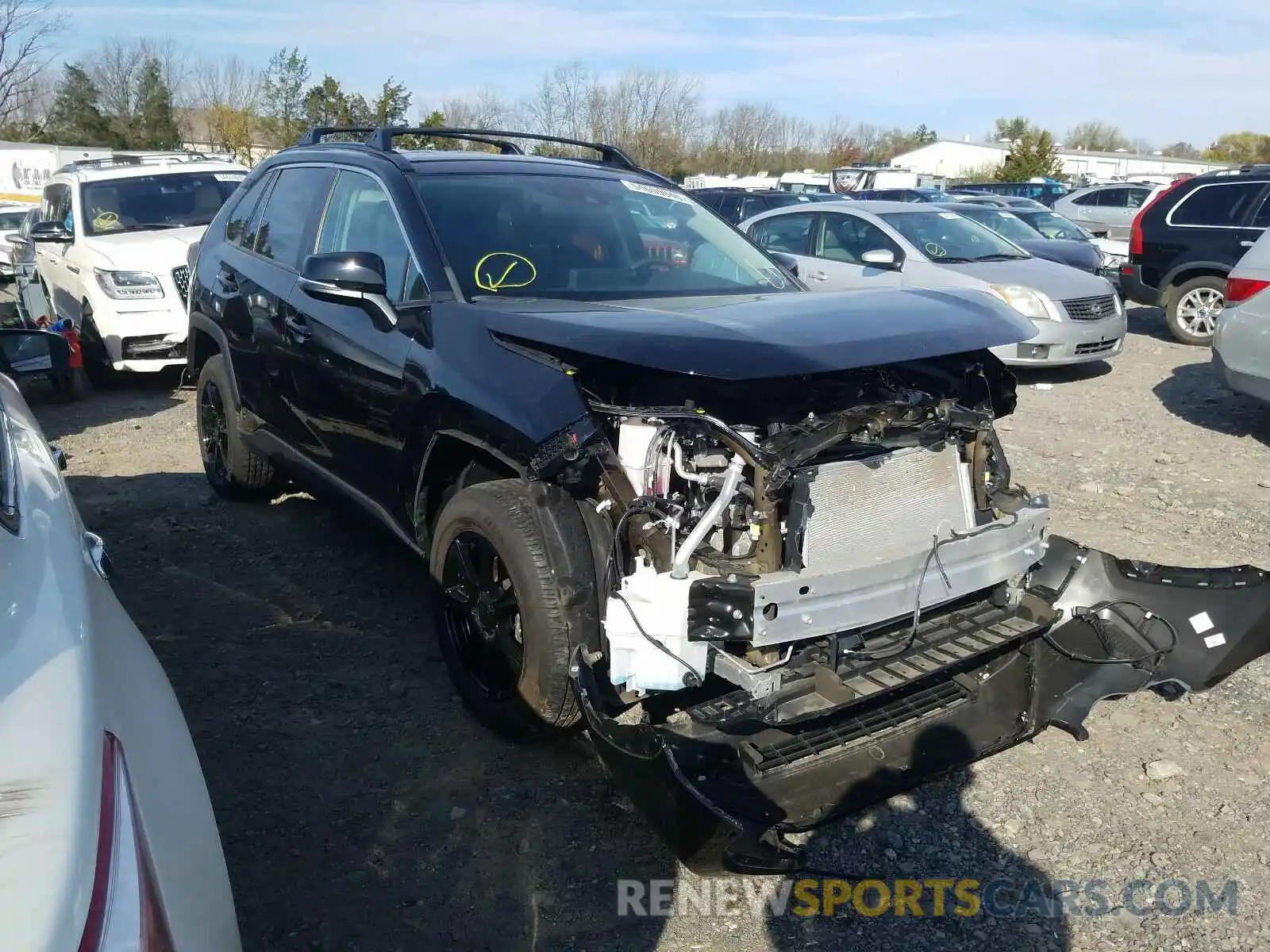 1 Photograph of a damaged car 2T3G1RFV5KW049485 TOYOTA RAV4 2019