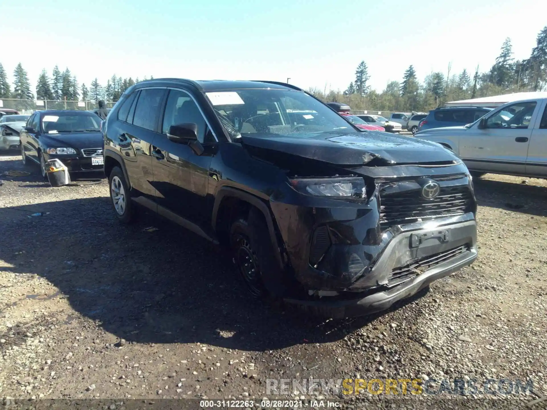 1 Photograph of a damaged car 2T3G1RFV5KW070997 TOYOTA RAV4 2019