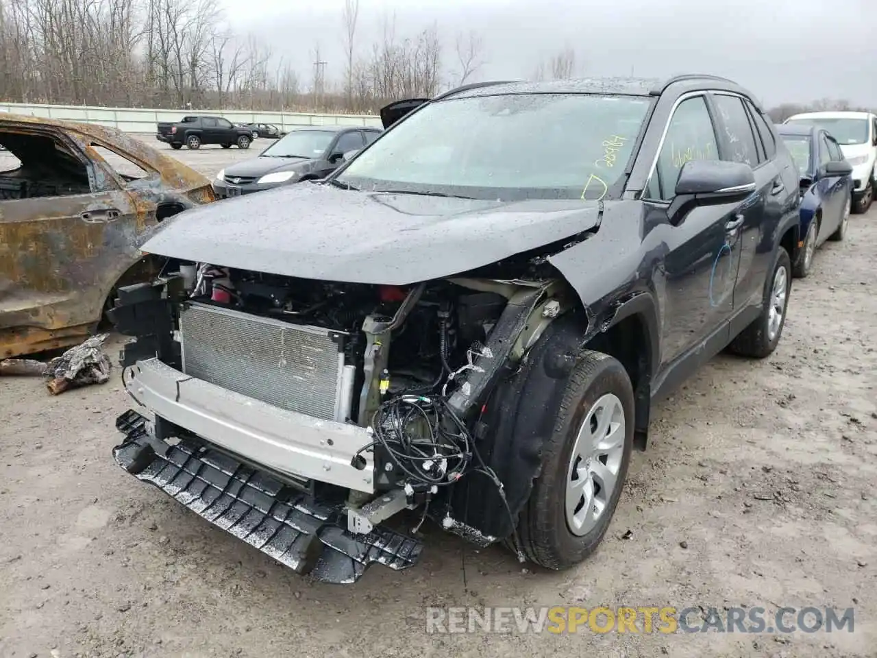 2 Фотография поврежденного автомобиля 2T3G1RFV5KW076752 TOYOTA RAV4 2019