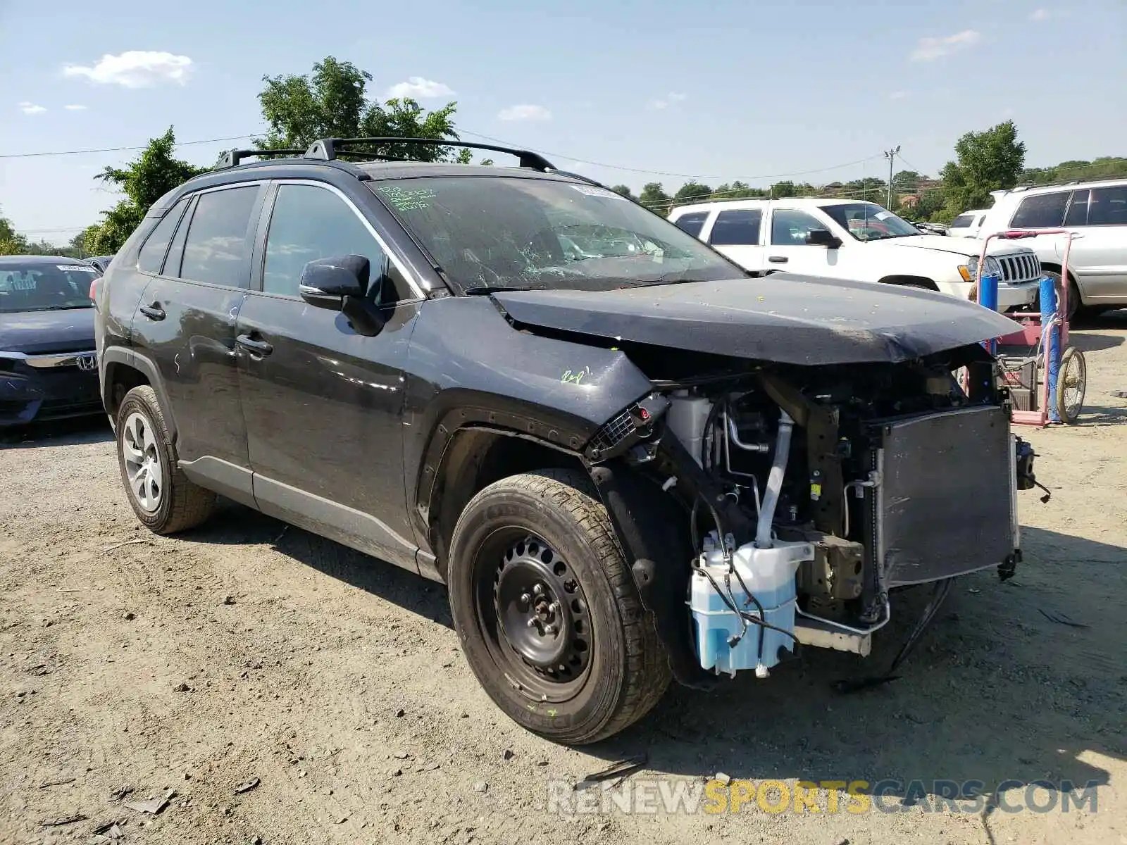 1 Photograph of a damaged car 2T3G1RFV6KC030395 TOYOTA RAV4 2019