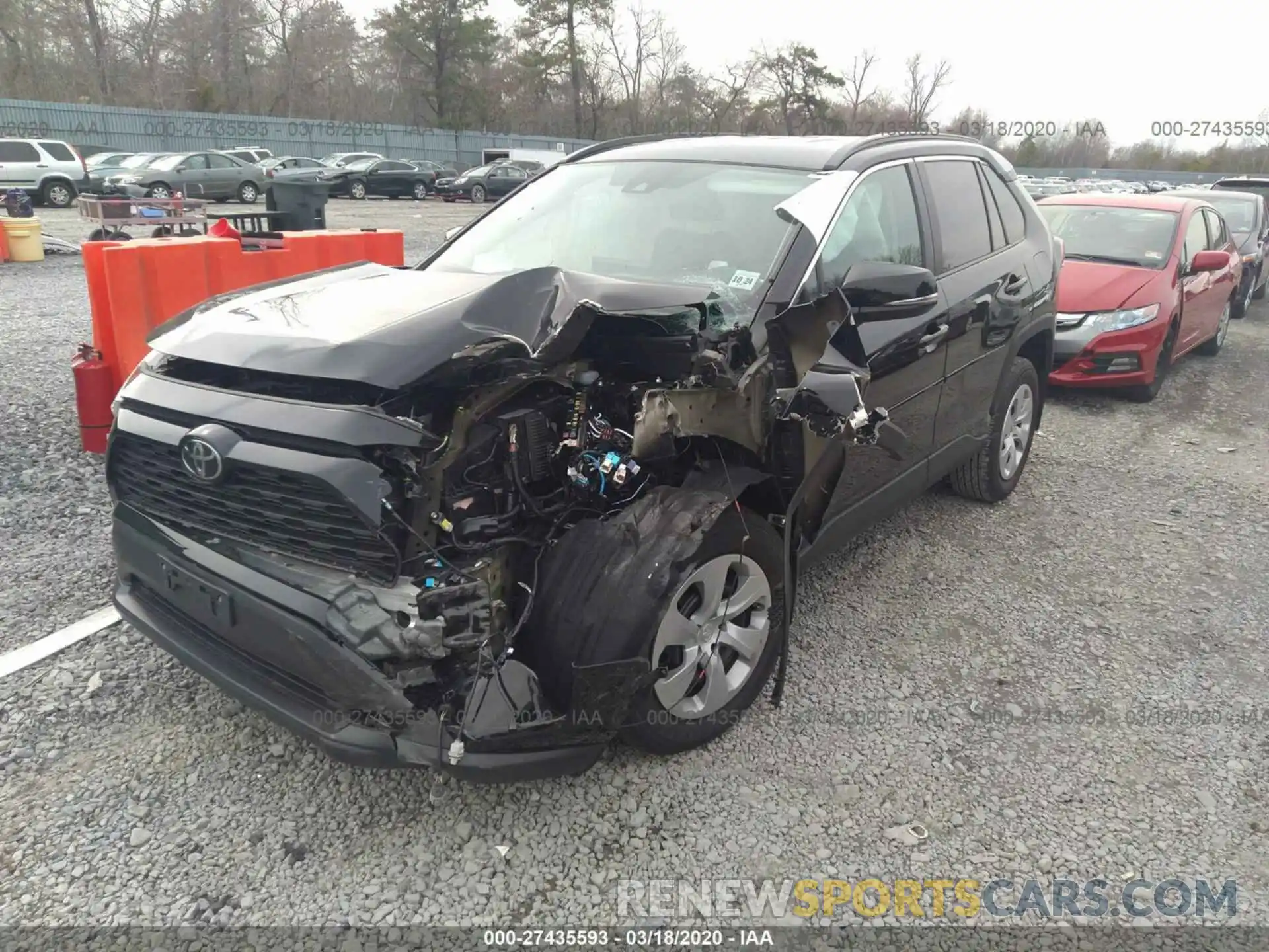 2 Photograph of a damaged car 2T3G1RFV6KC046208 TOYOTA RAV4 2019