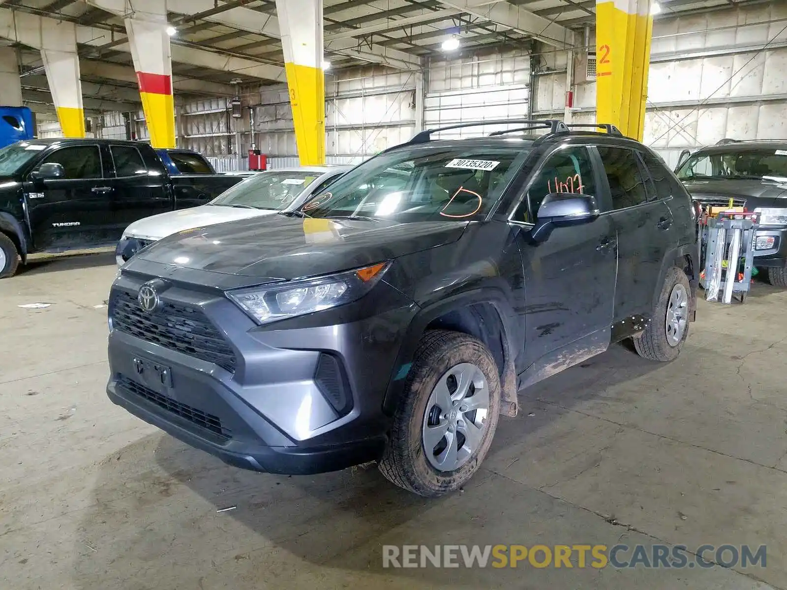 2 Photograph of a damaged car 2T3G1RFV6KC050355 TOYOTA RAV4 2019