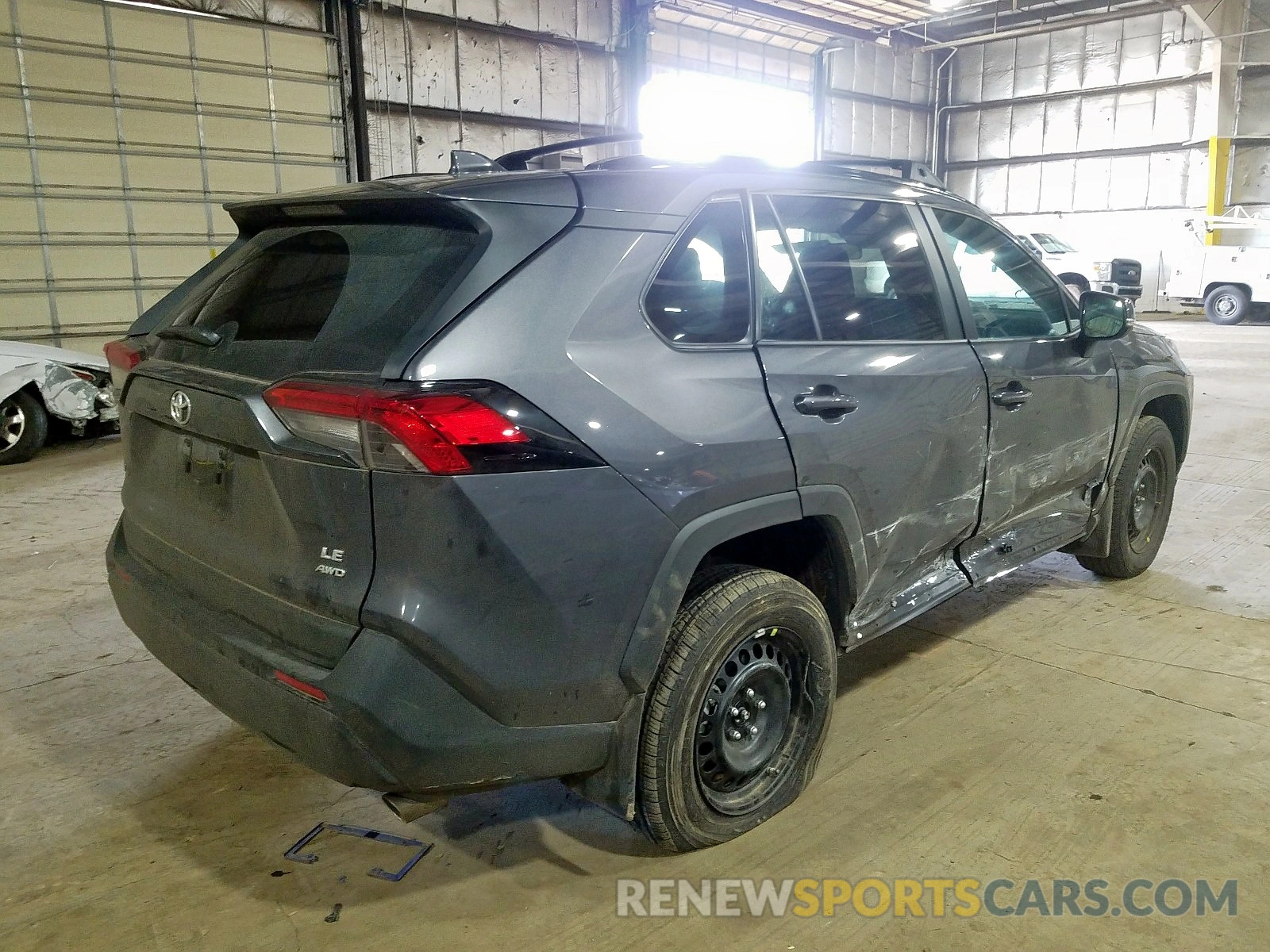 4 Photograph of a damaged car 2T3G1RFV6KC050355 TOYOTA RAV4 2019