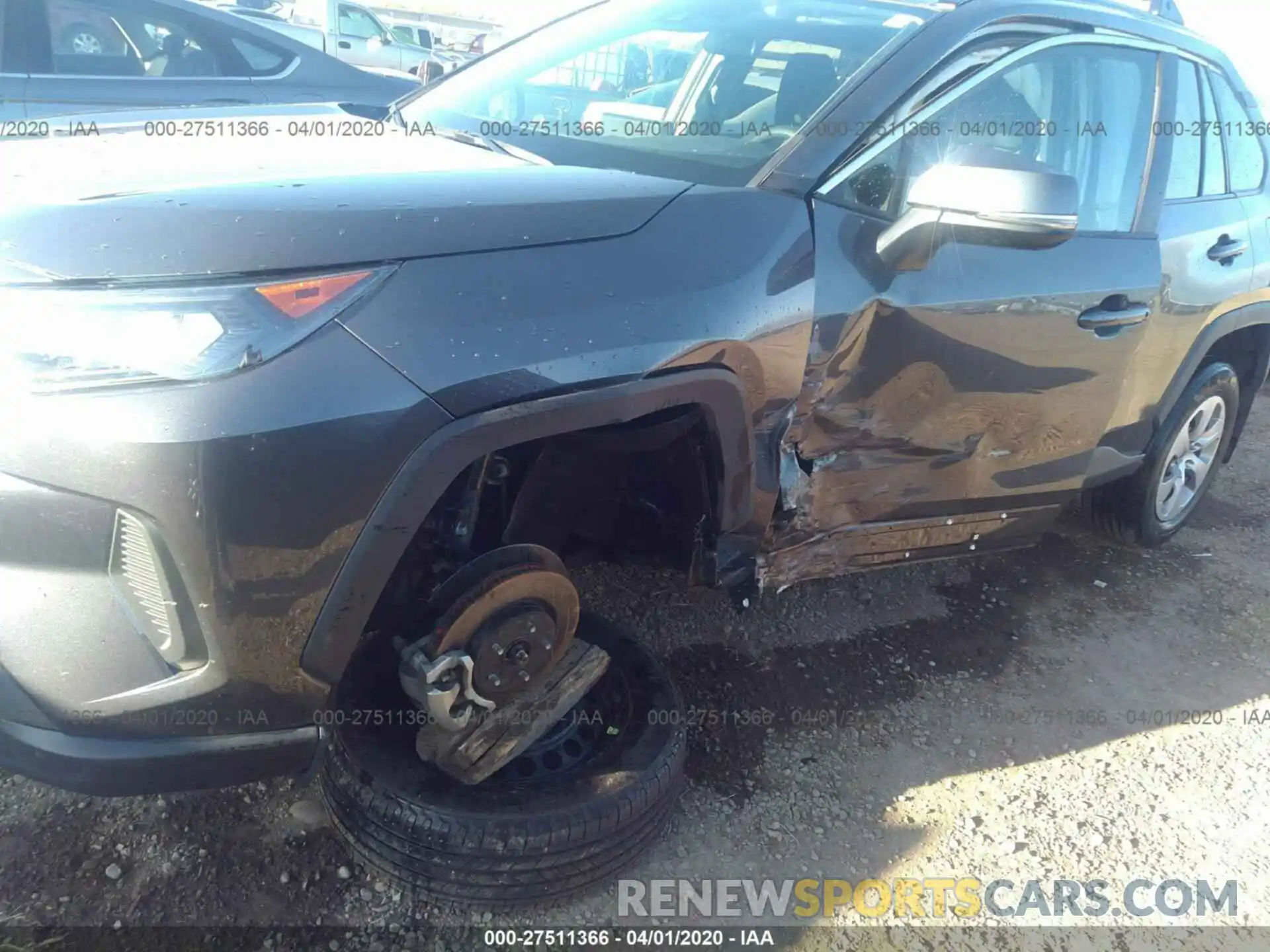 6 Photograph of a damaged car 2T3G1RFV6KW013577 TOYOTA RAV4 2019