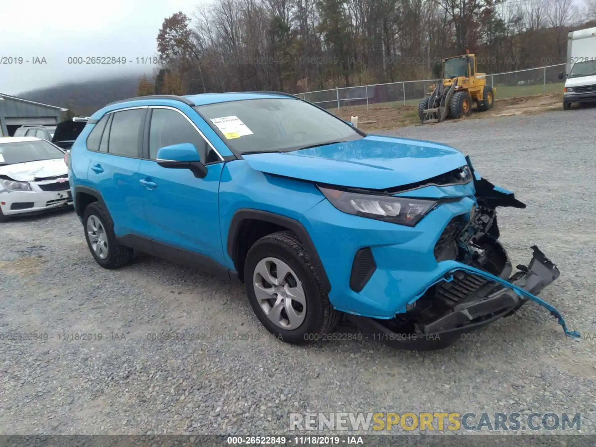 1 Photograph of a damaged car 2T3G1RFV6KW025387 TOYOTA RAV4 2019