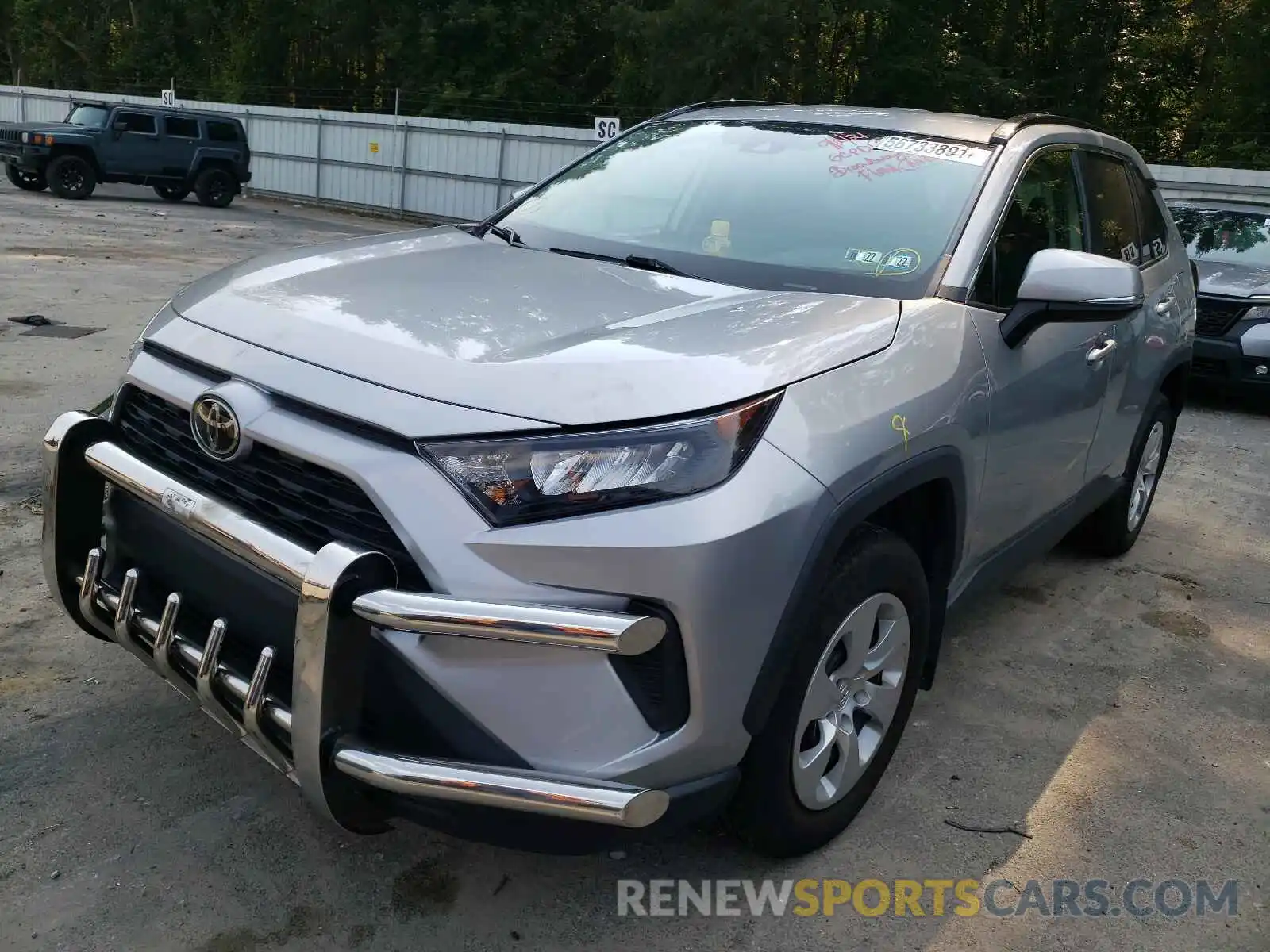 2 Photograph of a damaged car 2T3G1RFV7KC005389 TOYOTA RAV4 2019