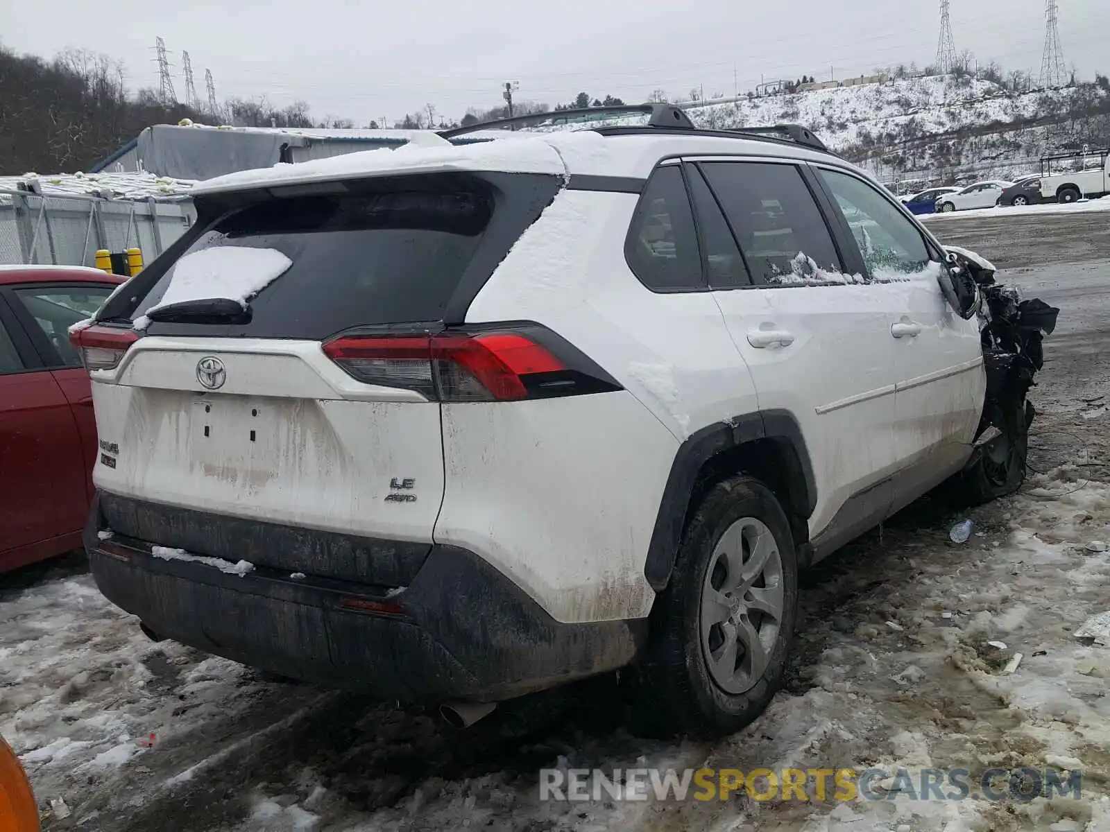 4 Photograph of a damaged car 2T3G1RFV7KC010219 TOYOTA RAV4 2019