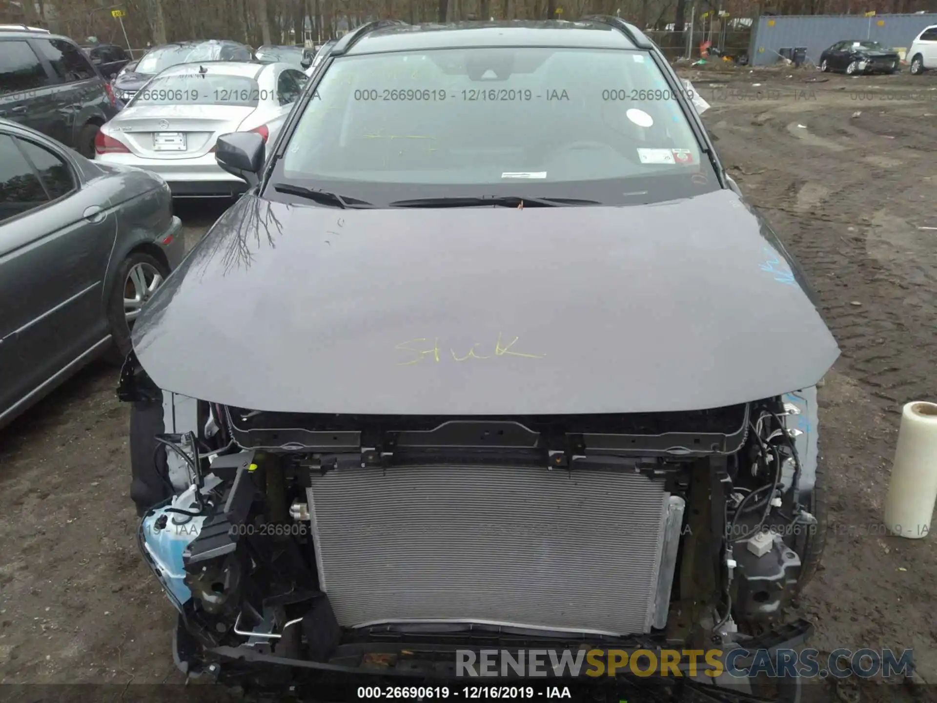 10 Фотография поврежденного автомобиля 2T3G1RFV7KC014285 TOYOTA RAV4 2019