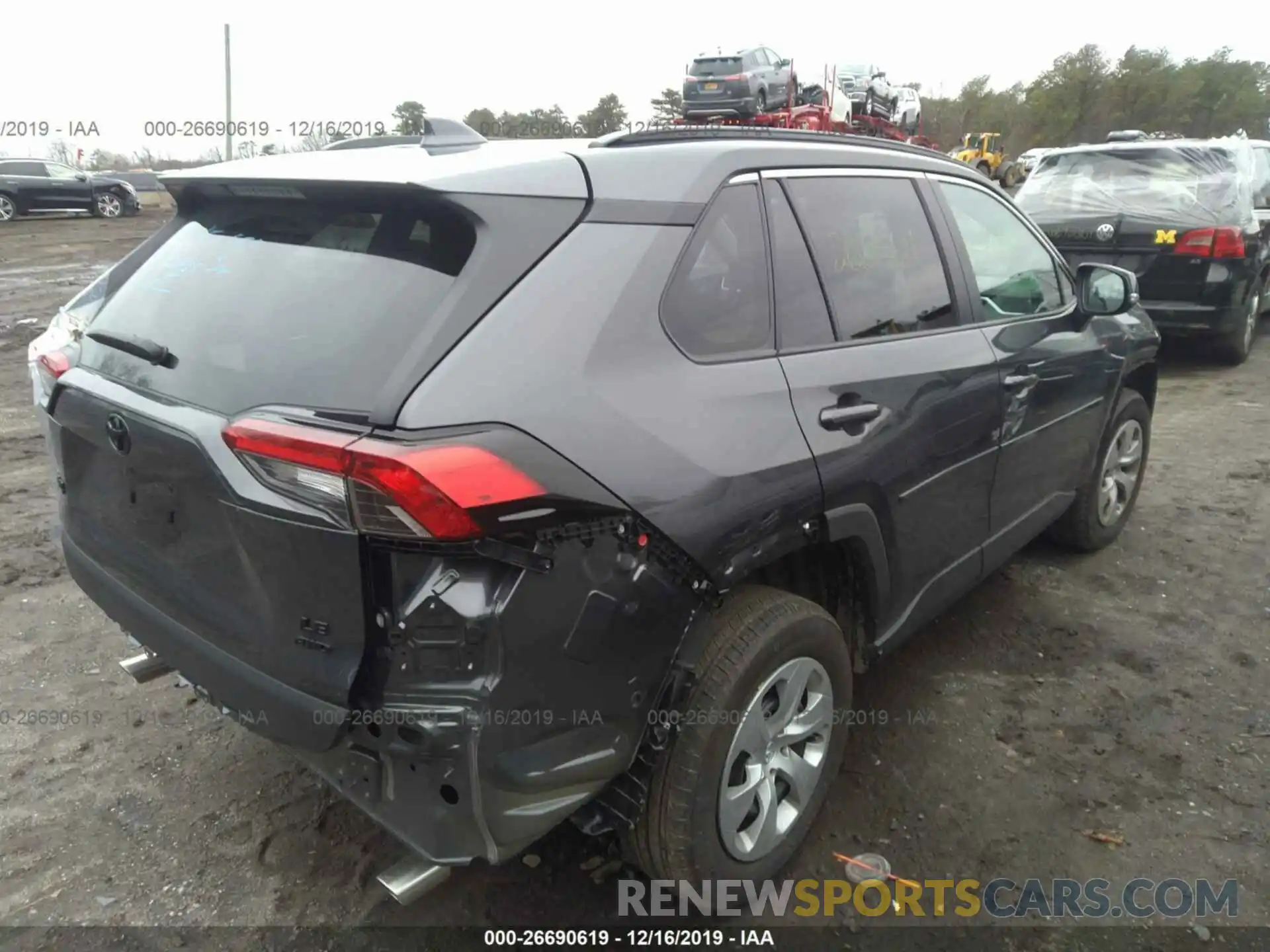 4 Photograph of a damaged car 2T3G1RFV7KC014285 TOYOTA RAV4 2019