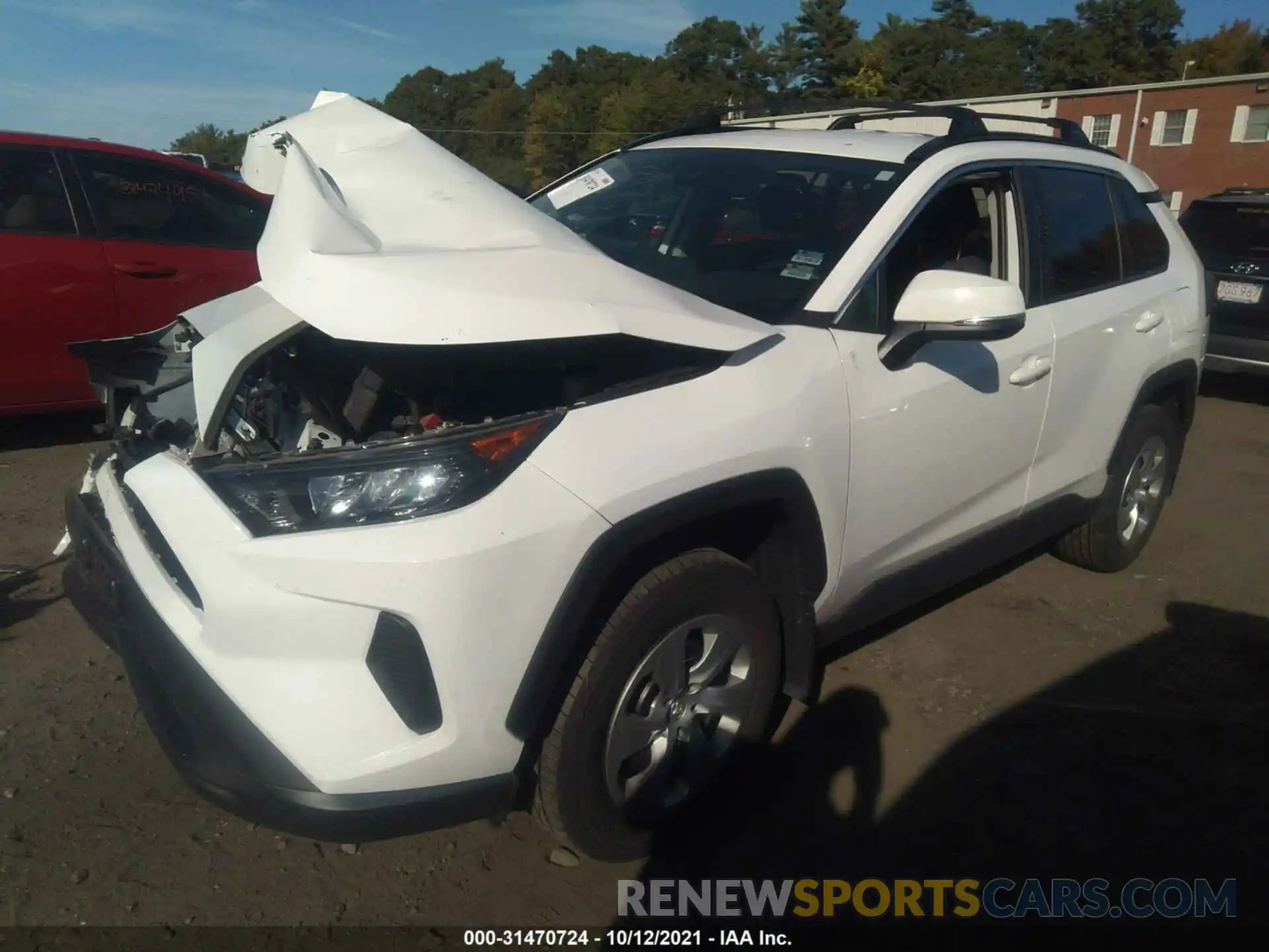 2 Фотография поврежденного автомобиля 2T3G1RFV7KC046623 TOYOTA RAV4 2019