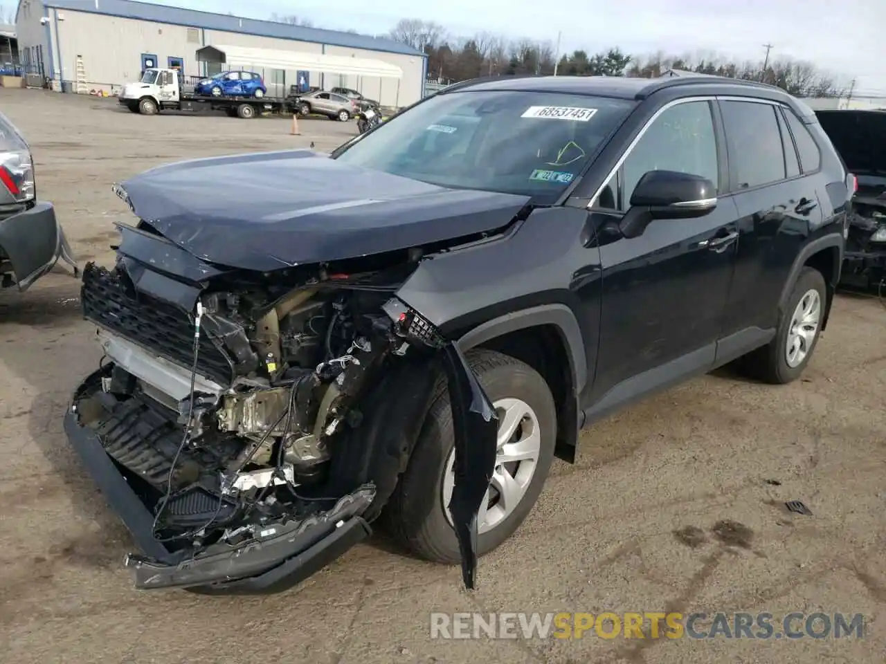 2 Photograph of a damaged car 2T3G1RFV7KC047707 TOYOTA RAV4 2019