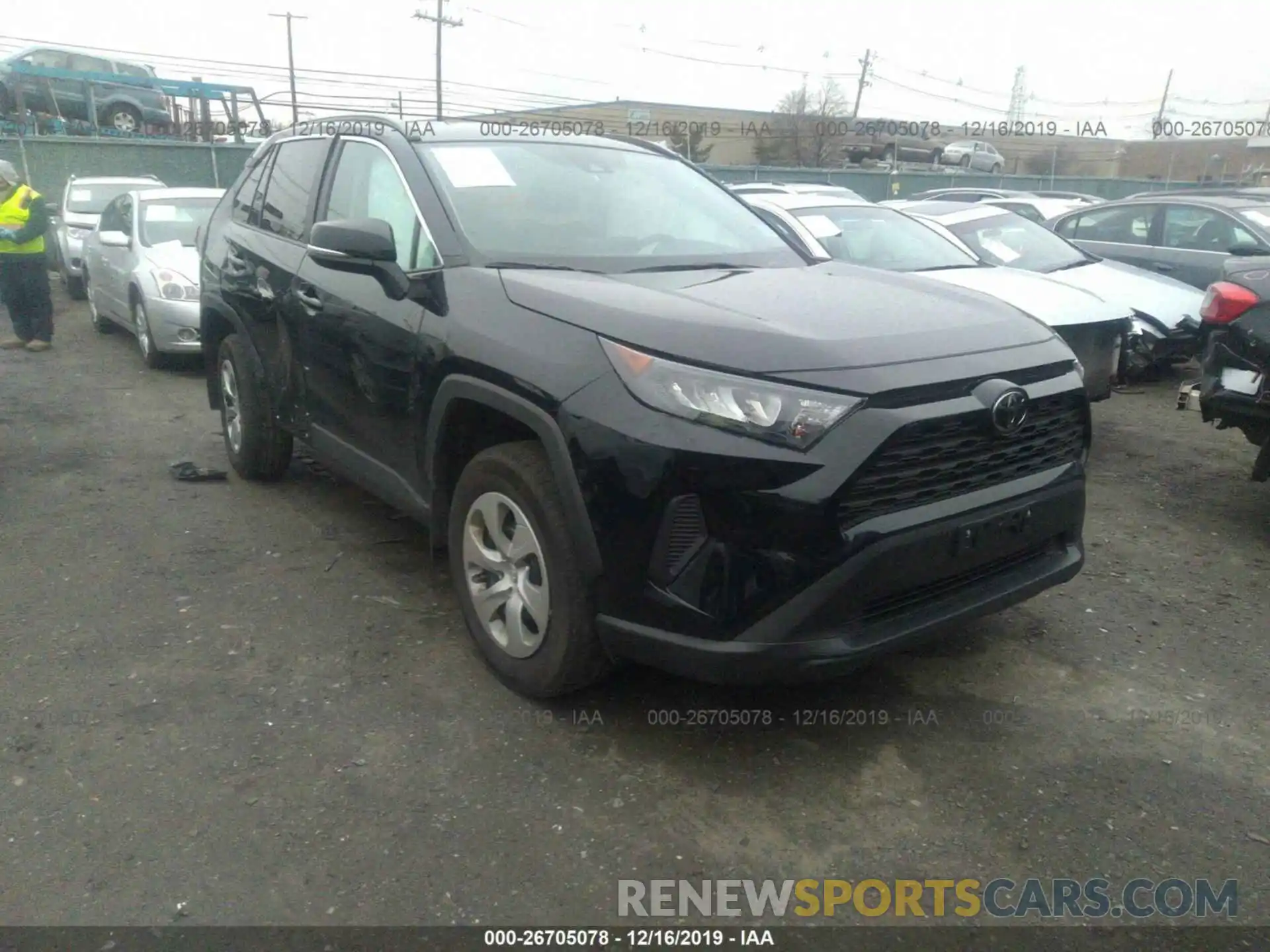 1 Photograph of a damaged car 2T3G1RFV7KW025480 TOYOTA RAV4 2019