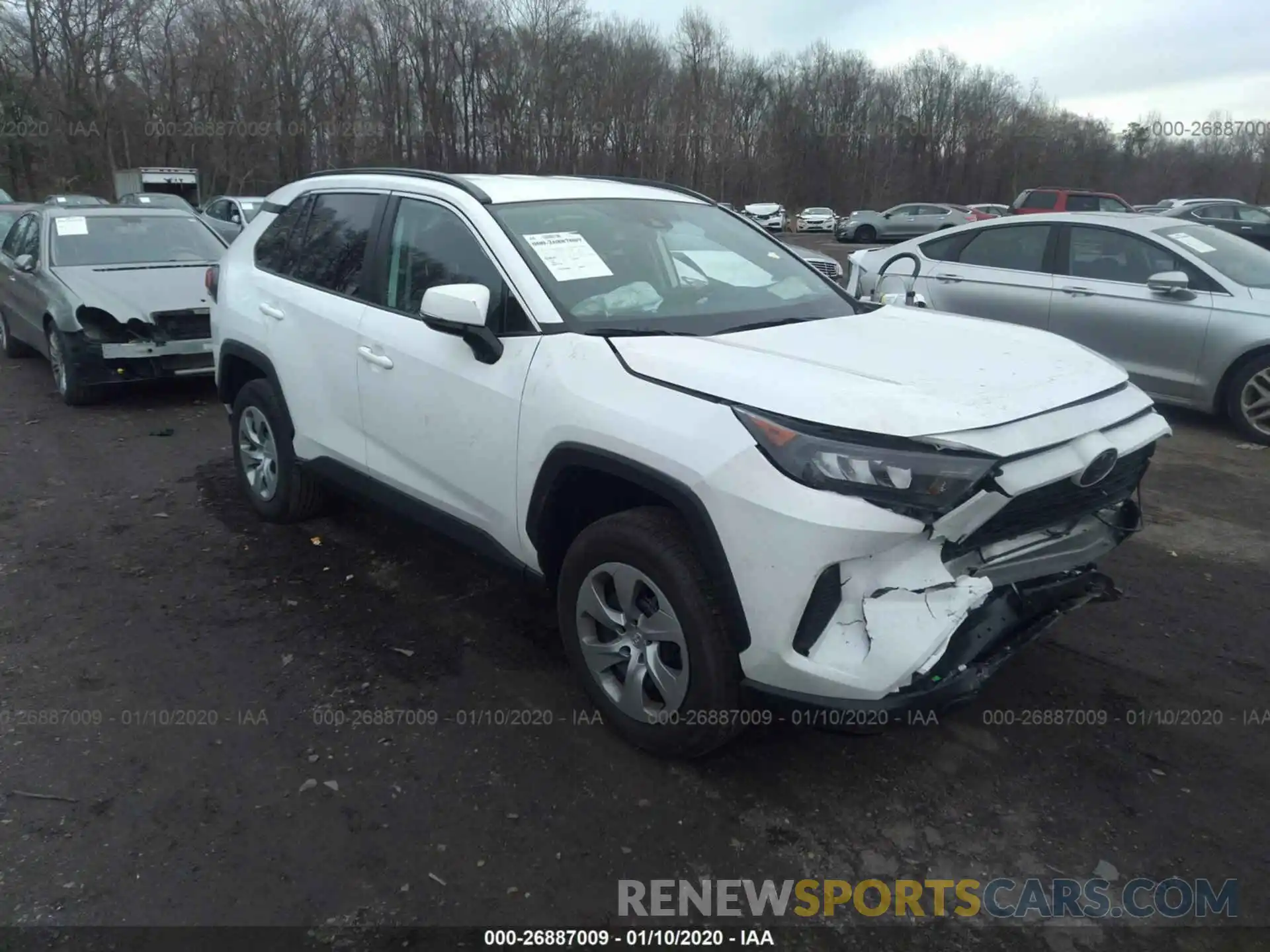 1 Photograph of a damaged car 2T3G1RFV7KW026113 TOYOTA RAV4 2019