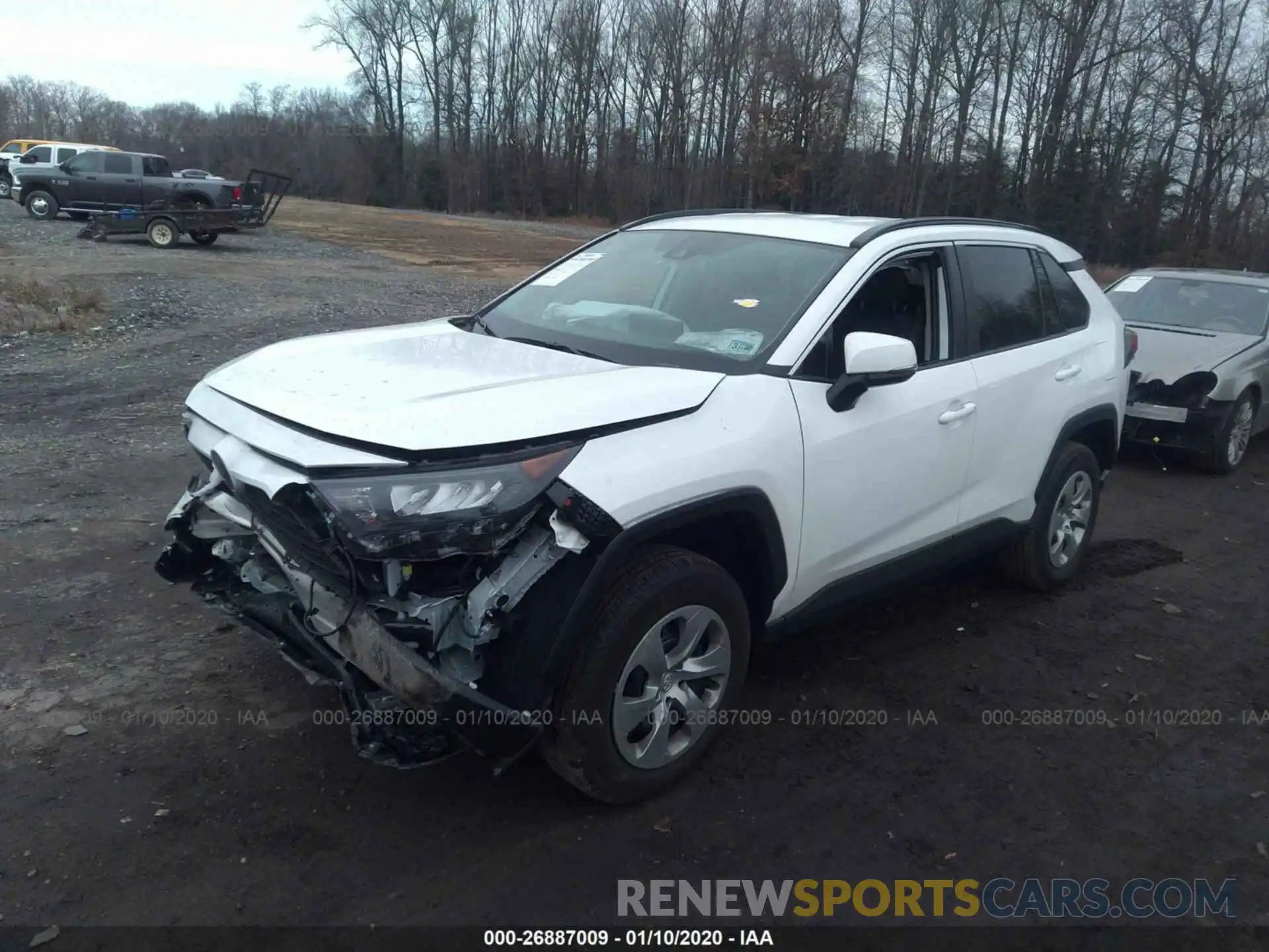 2 Фотография поврежденного автомобиля 2T3G1RFV7KW026113 TOYOTA RAV4 2019