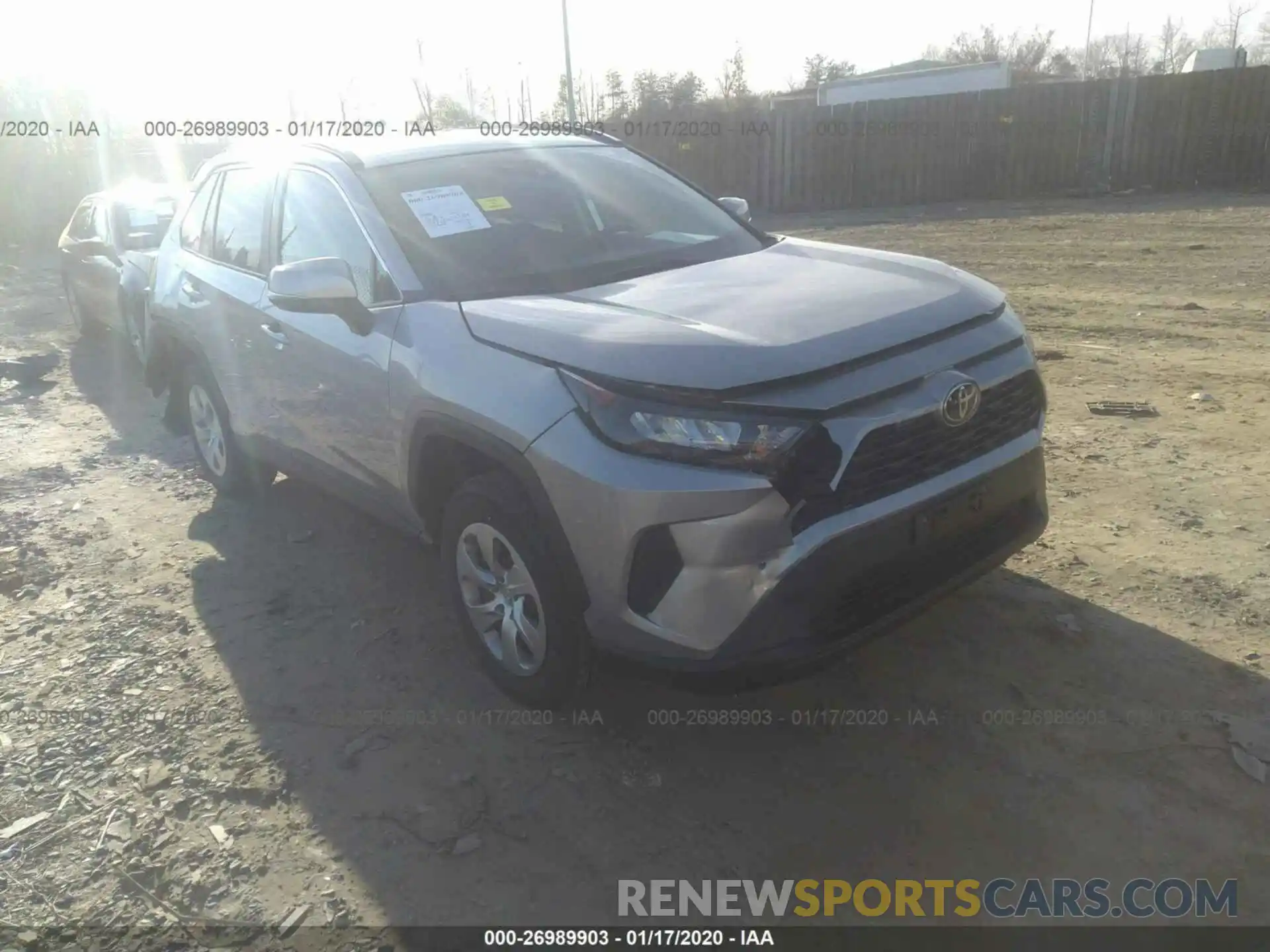 1 Photograph of a damaged car 2T3G1RFV7KW029934 TOYOTA RAV4 2019