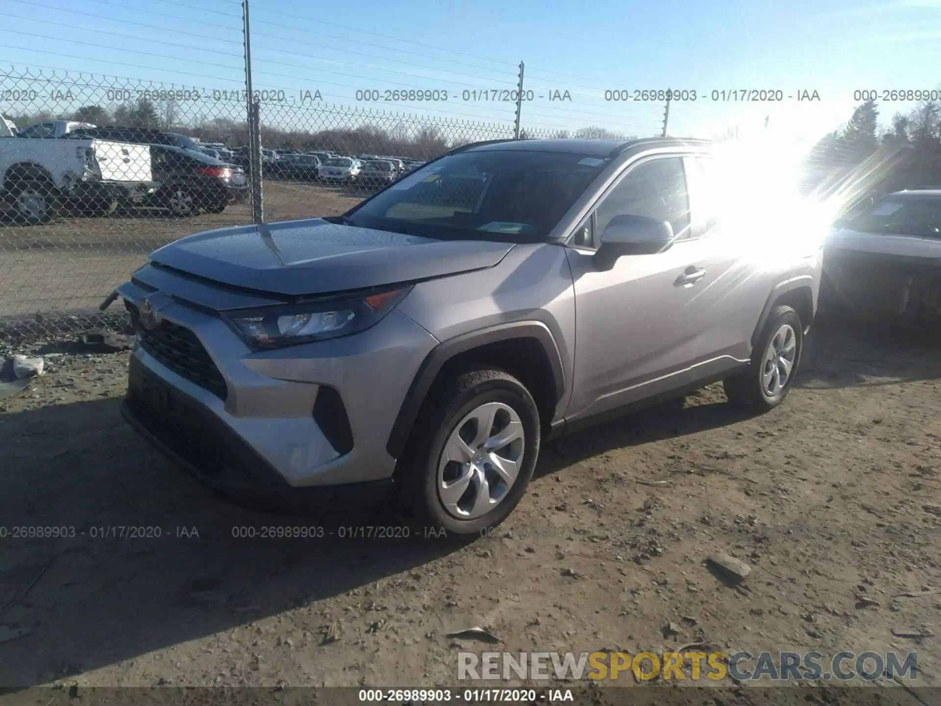 2 Photograph of a damaged car 2T3G1RFV7KW029934 TOYOTA RAV4 2019