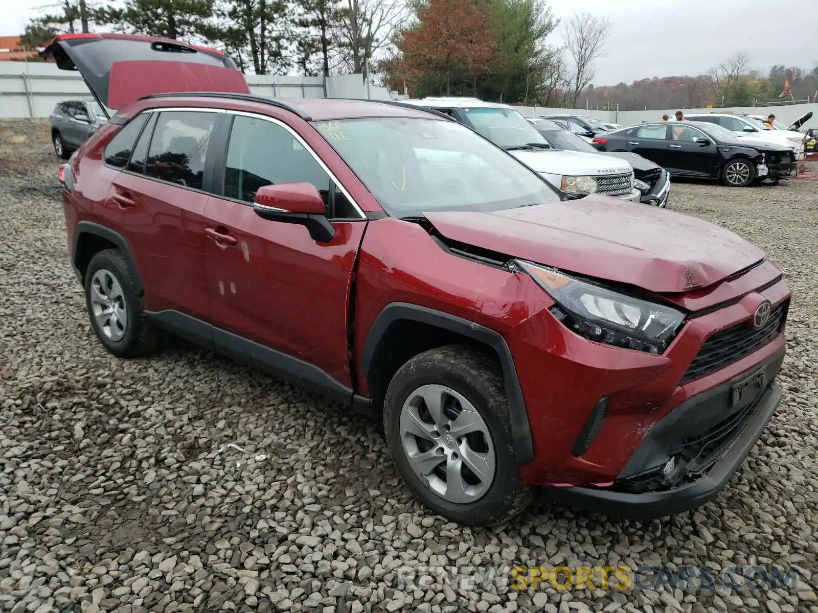 1 Photograph of a damaged car 2T3G1RFV7KW035121 TOYOTA RAV4 2019