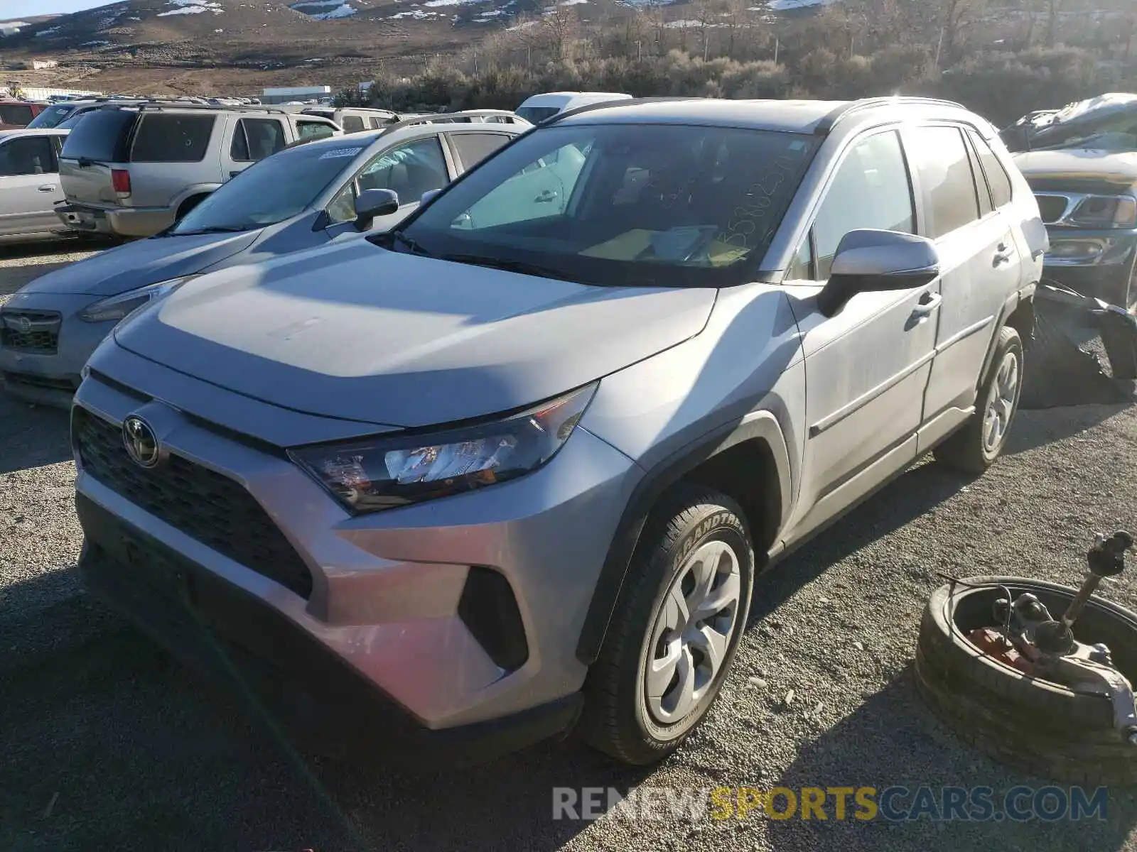 2 Фотография поврежденного автомобиля 2T3G1RFV7KW047379 TOYOTA RAV4 2019