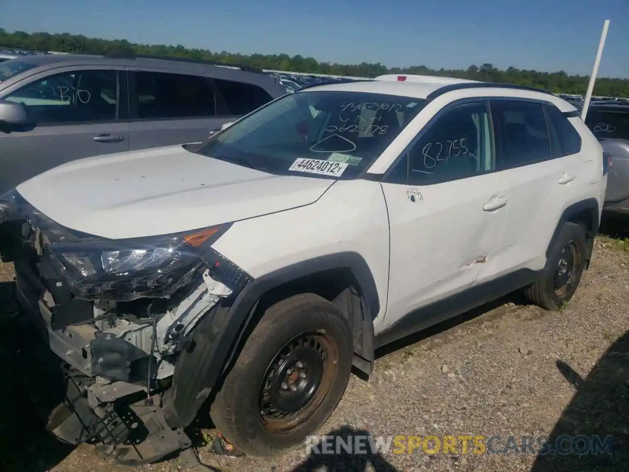 2 Photograph of a damaged car 2T3G1RFV7KW062478 TOYOTA RAV4 2019