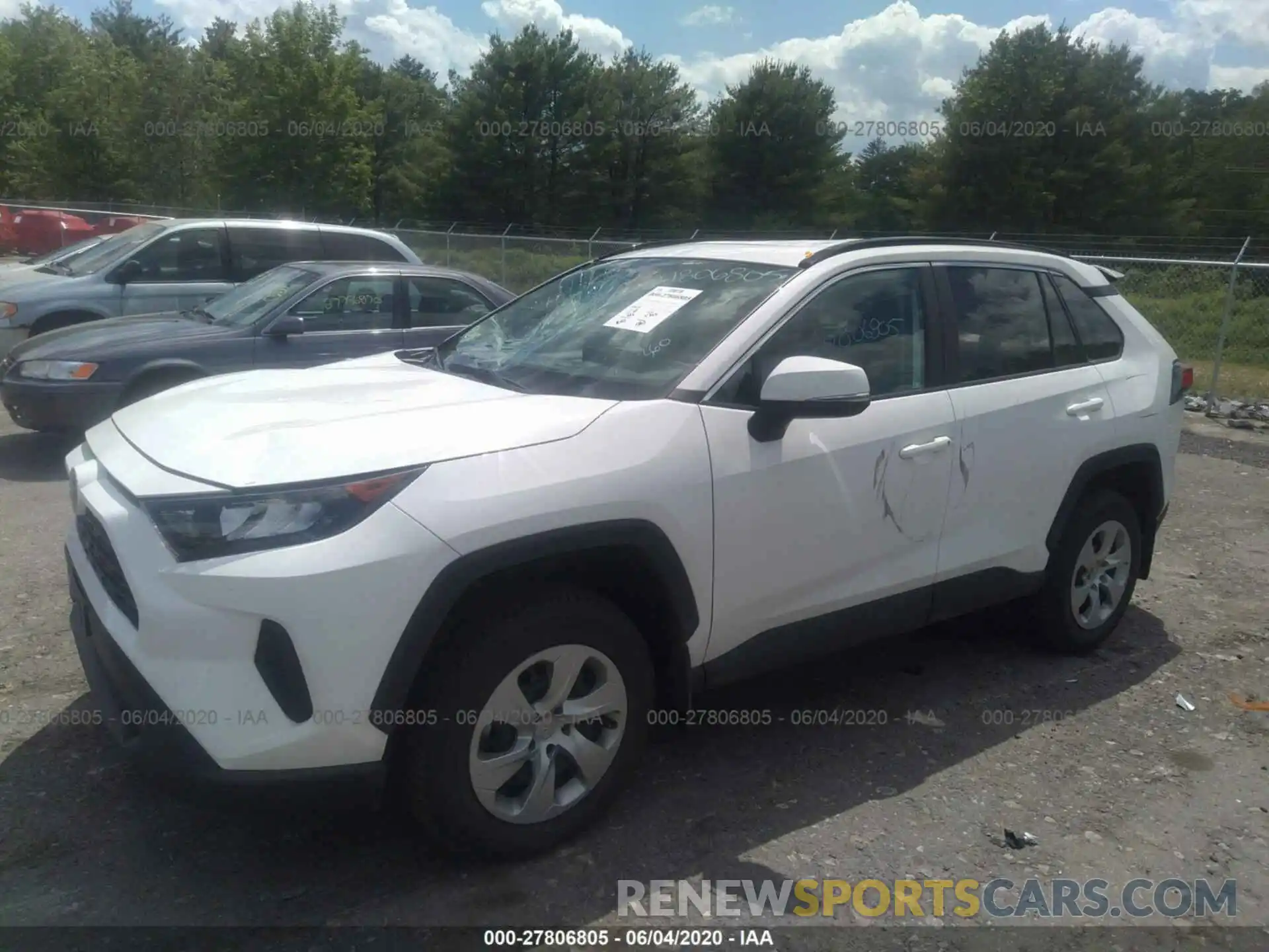 2 Photograph of a damaged car 2T3G1RFV7KW064134 TOYOTA RAV4 2019