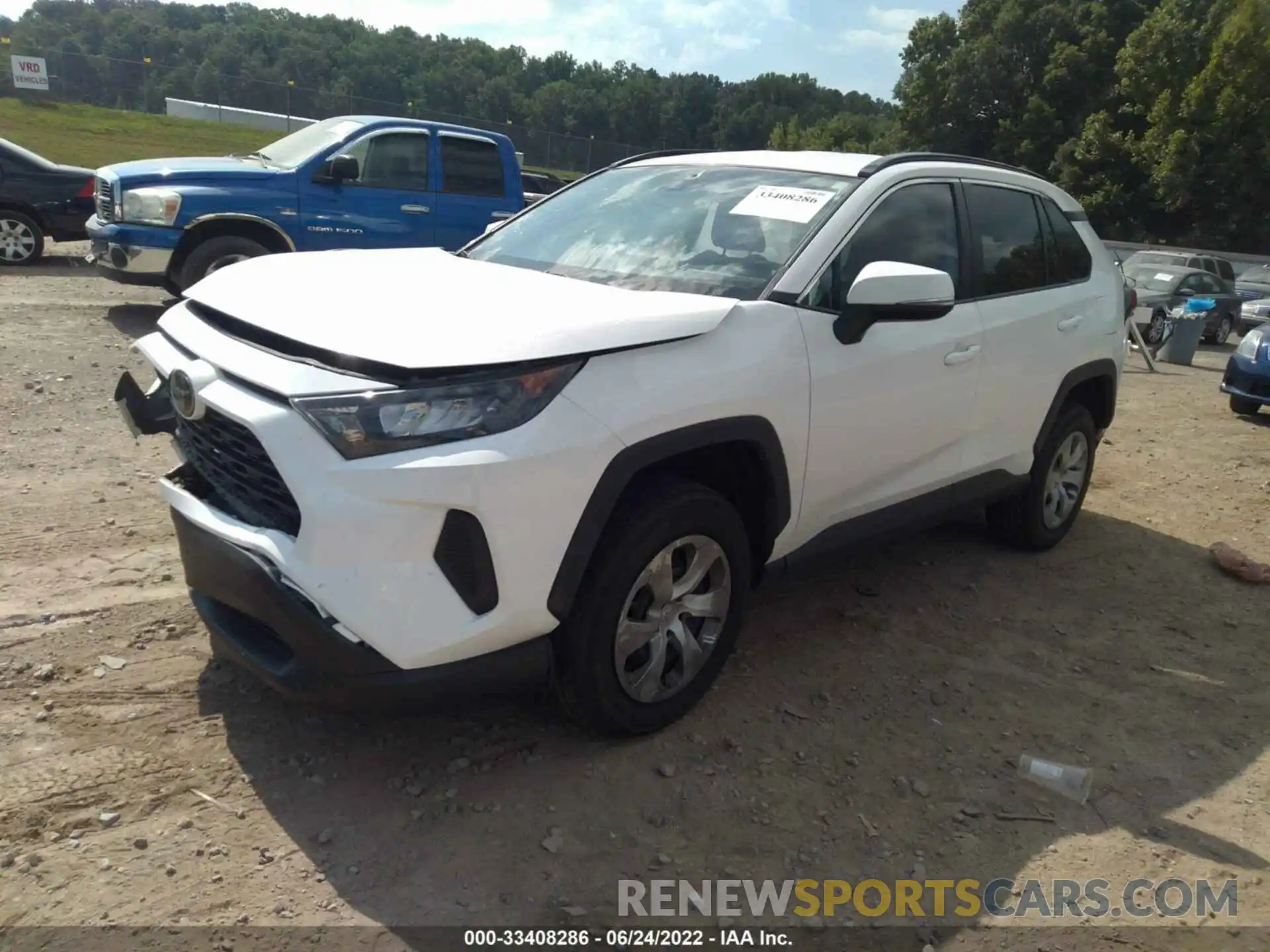 2 Фотография поврежденного автомобиля 2T3G1RFV7KW071830 TOYOTA RAV4 2019