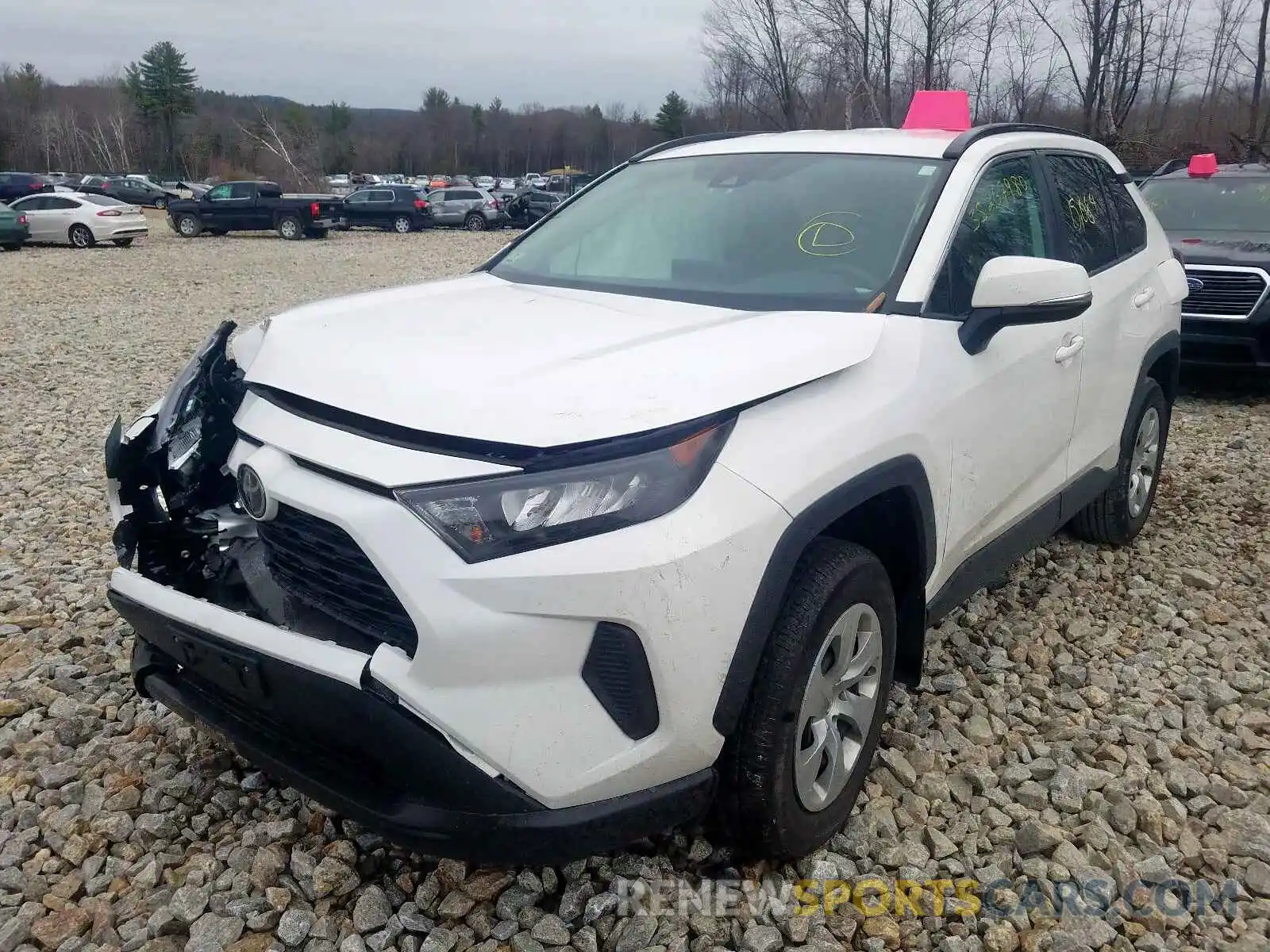 2 Photograph of a damaged car 2T3G1RFV8KC003487 TOYOTA RAV4 2019