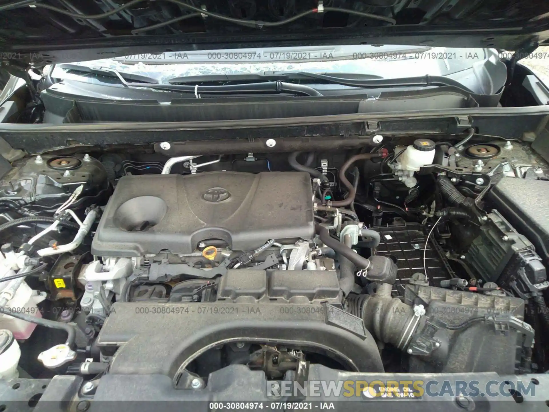 10 Фотография поврежденного автомобиля 2T3G1RFV8KC020872 TOYOTA RAV4 2019