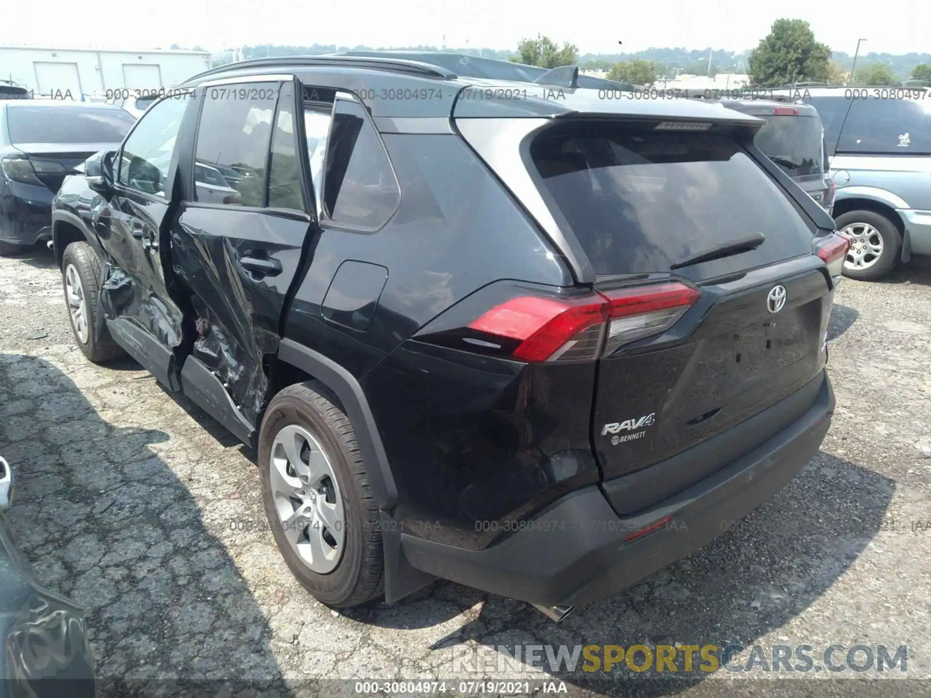 3 Photograph of a damaged car 2T3G1RFV8KC020872 TOYOTA RAV4 2019