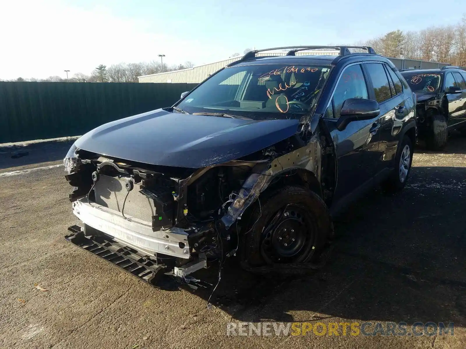 2 Photograph of a damaged car 2T3G1RFV8KC031970 TOYOTA RAV4 2019