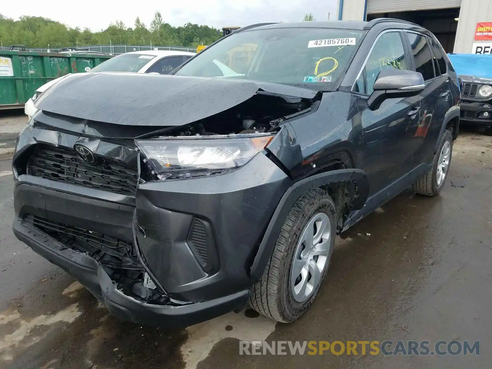 2 Photograph of a damaged car 2T3G1RFV8KC038997 TOYOTA RAV4 2019