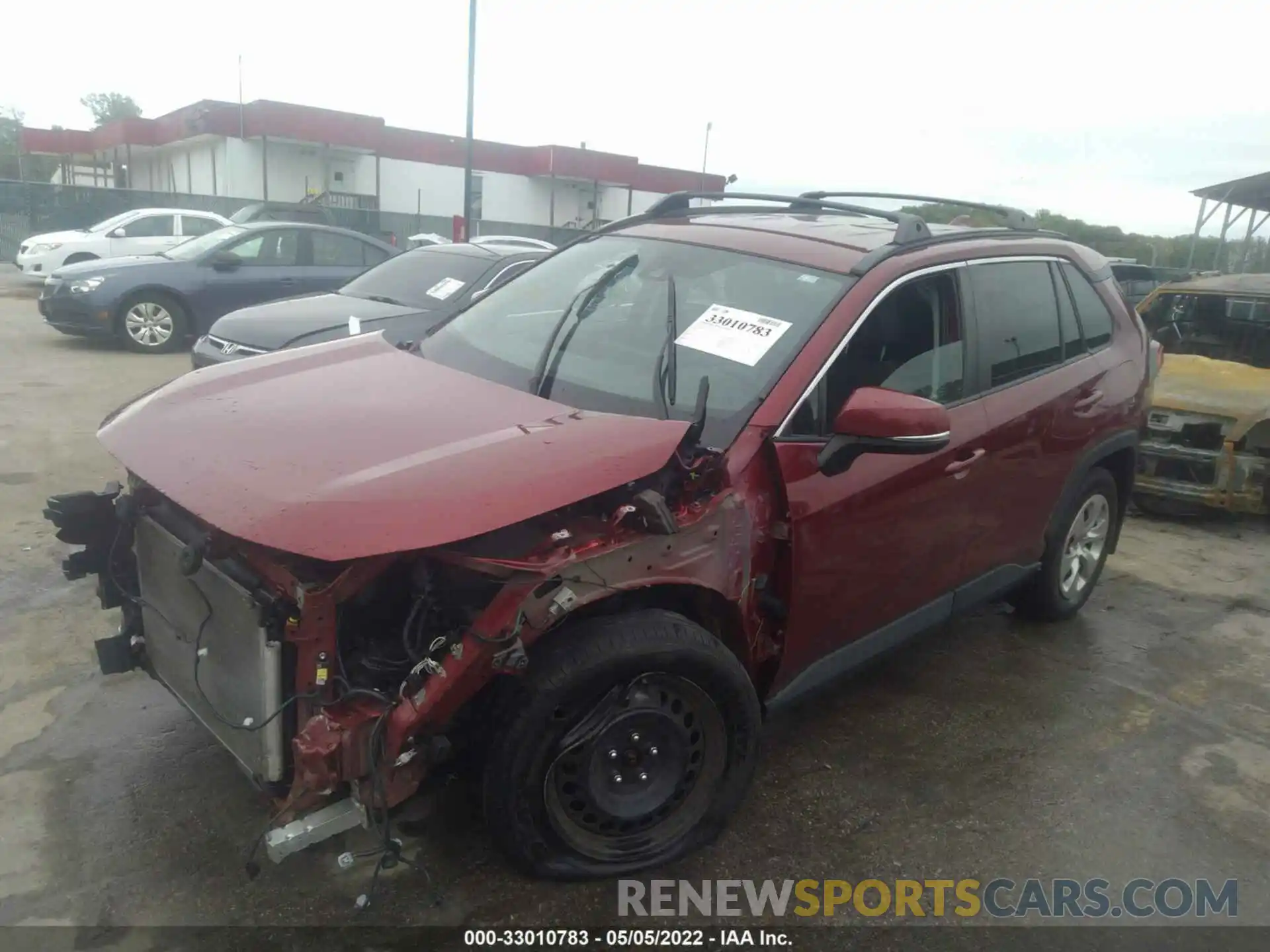 2 Photograph of a damaged car 2T3G1RFV8KW001320 TOYOTA RAV4 2019