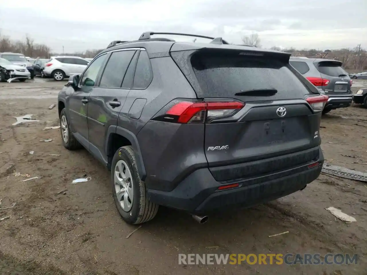 3 Photograph of a damaged car 2T3G1RFV8KW002340 TOYOTA RAV4 2019