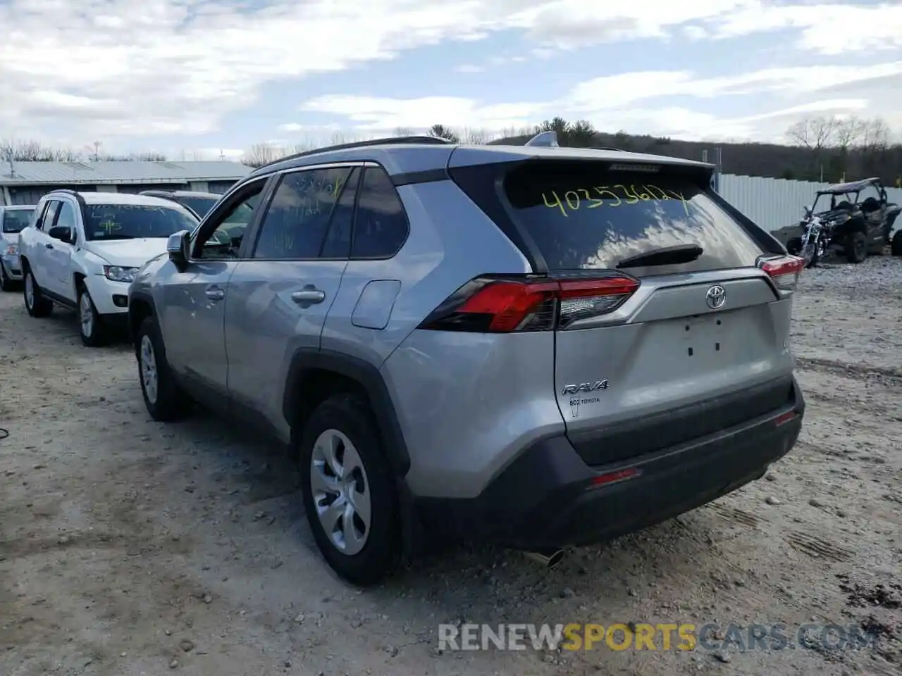 3 Photograph of a damaged car 2T3G1RFV8KW024936 TOYOTA RAV4 2019